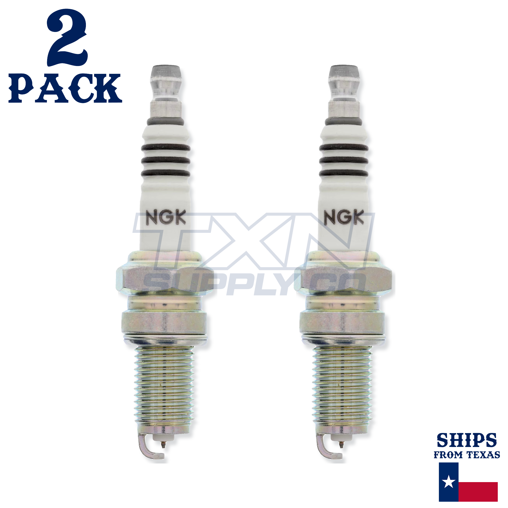 NGK 2202 Iridium Spark Plug DPR8EIX-9 - 2 Pack - Image 2