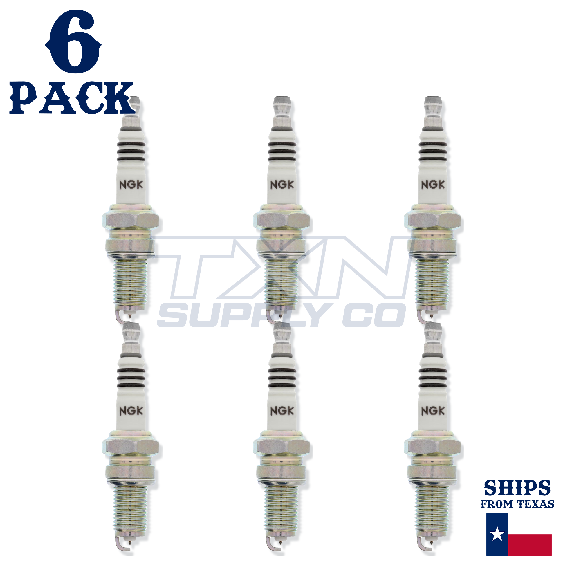 NGK 2202 Iridium Spark Plug DPR8EIX-9 - 6 Pack - Image 2