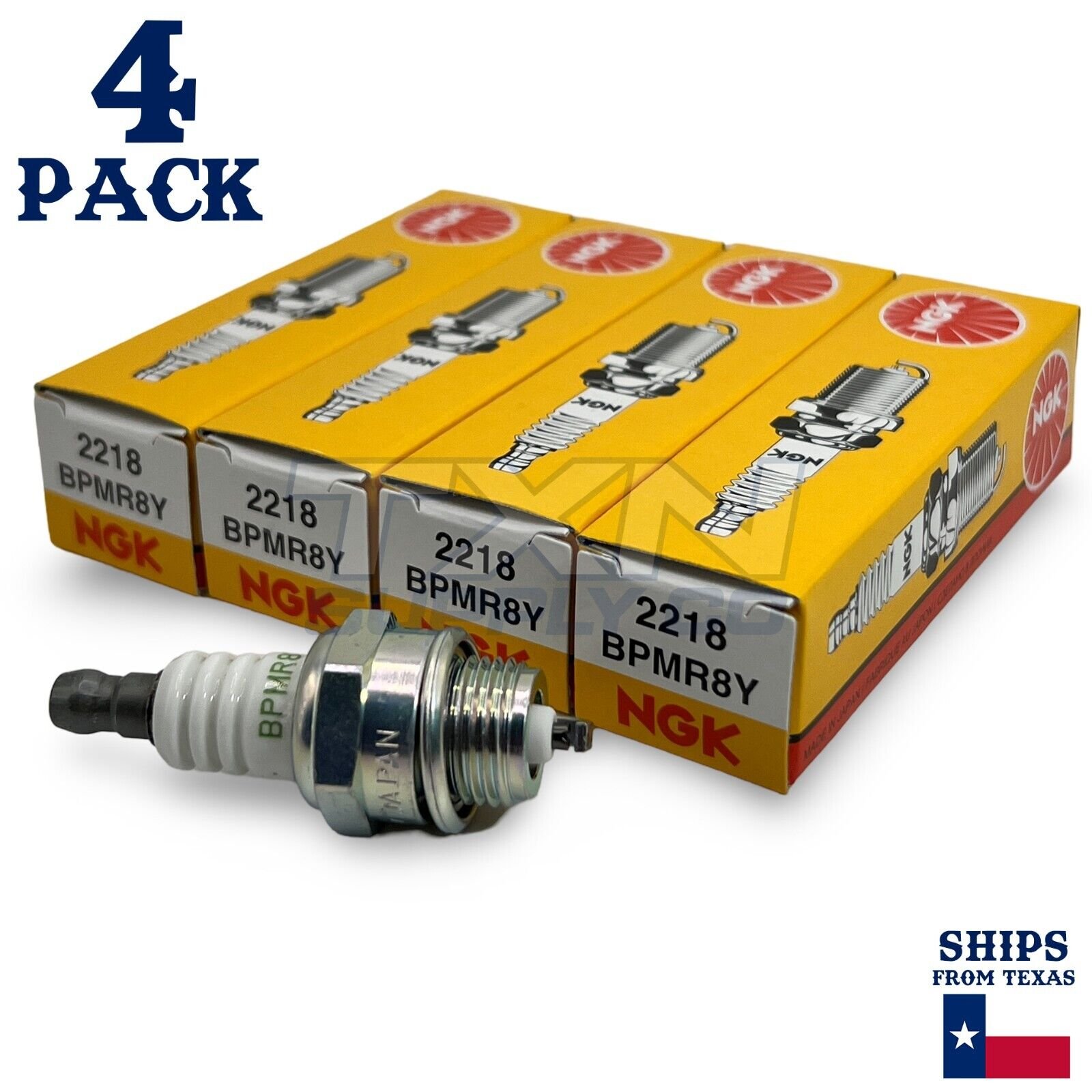 NGK 2218 Spark Plug BPMR8Y - 4 Pack - Image 1