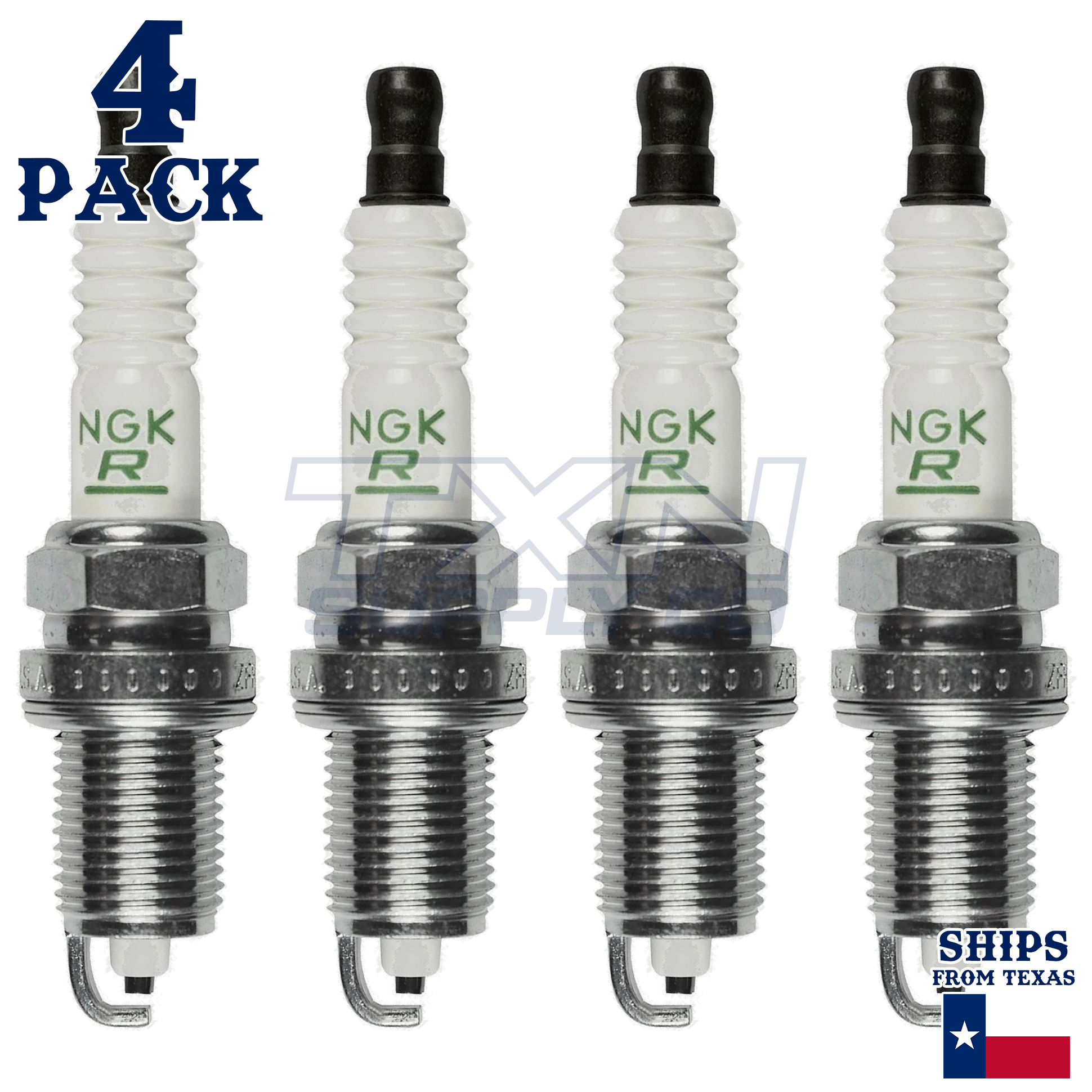 4 NGK Spark Plugs - For Mariner 115 OPTIMAX 2000-2002 Outboard Motor - Image 2