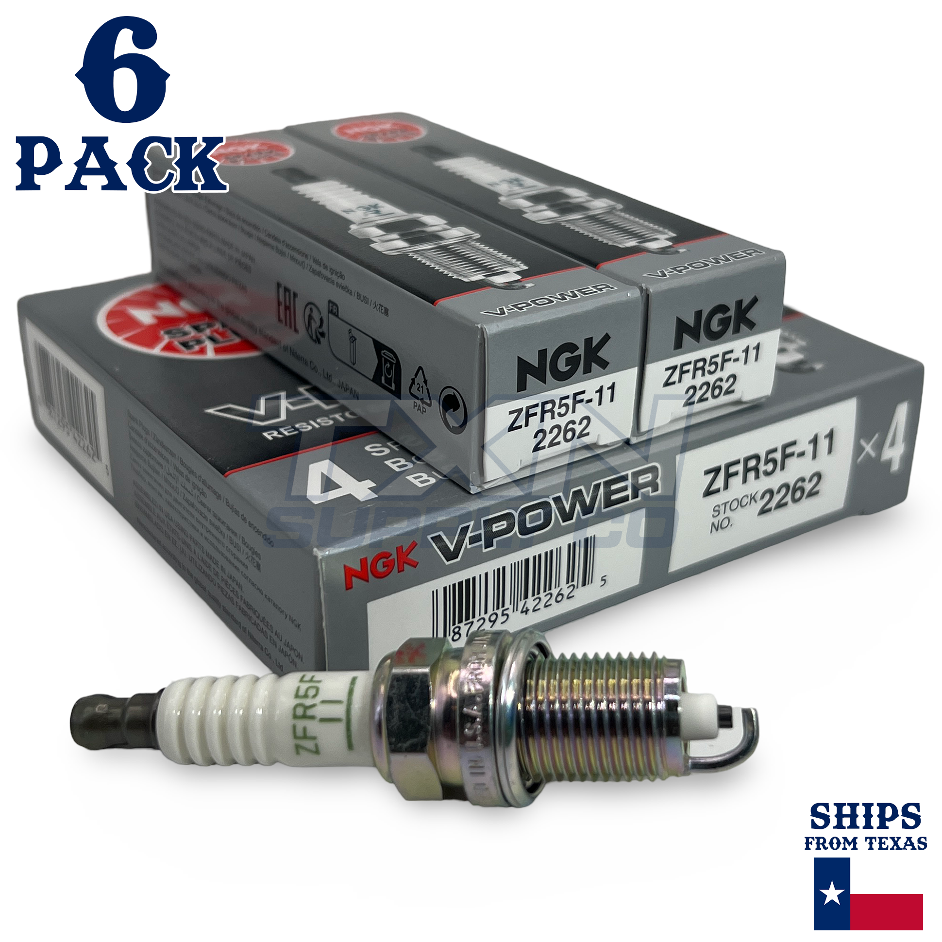 6 Pack NGK Spark Plug - For 2000-2002 Mazda Millenia 2.5L - Image 1