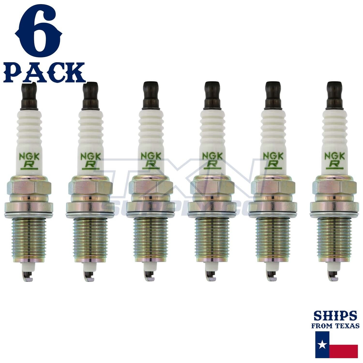 6 Pack NGK V-Power Spark Plugs 2001-2002 for Acura MDX 3.5L V6