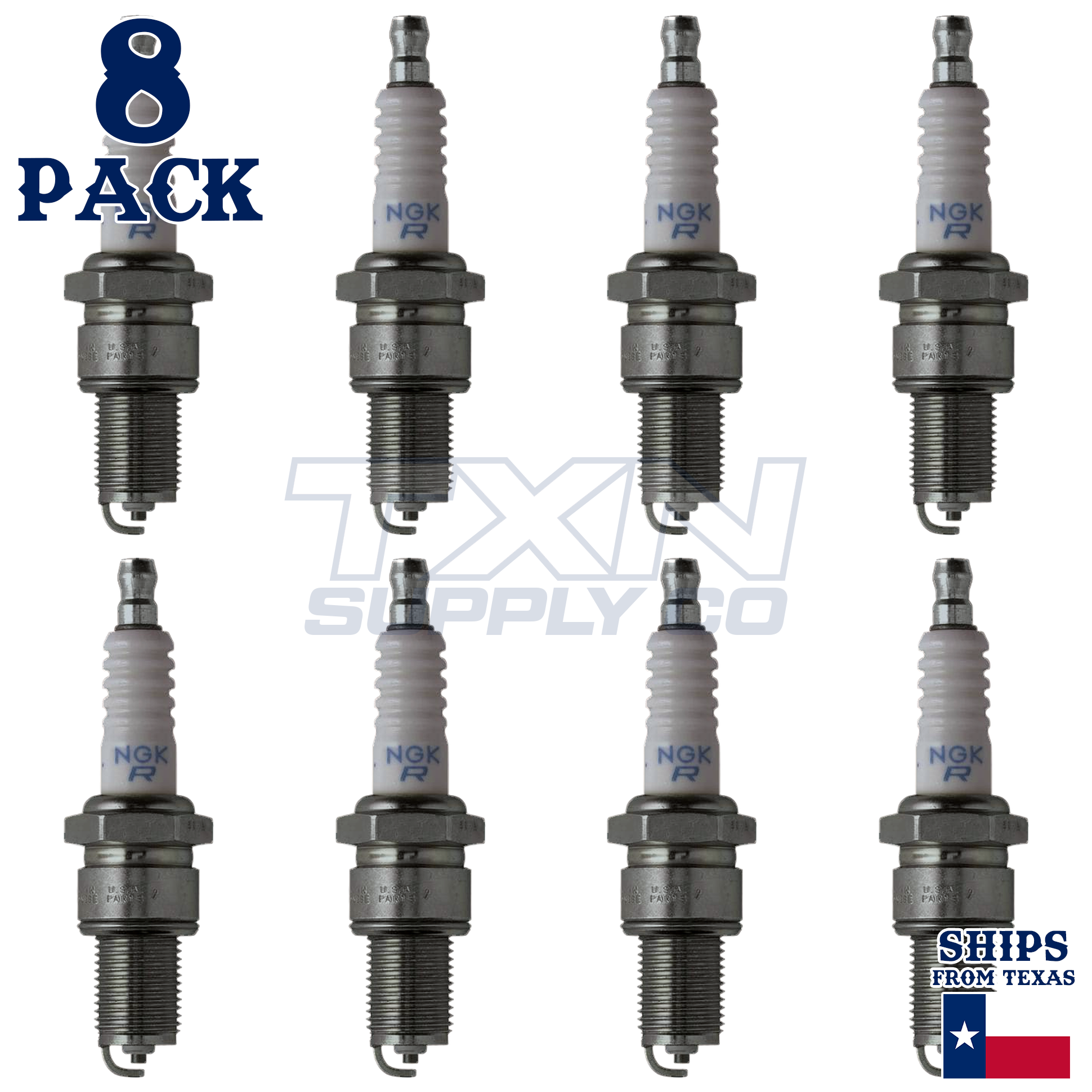 NGK 2264 Spark Plugs 8 Pack - Image 1