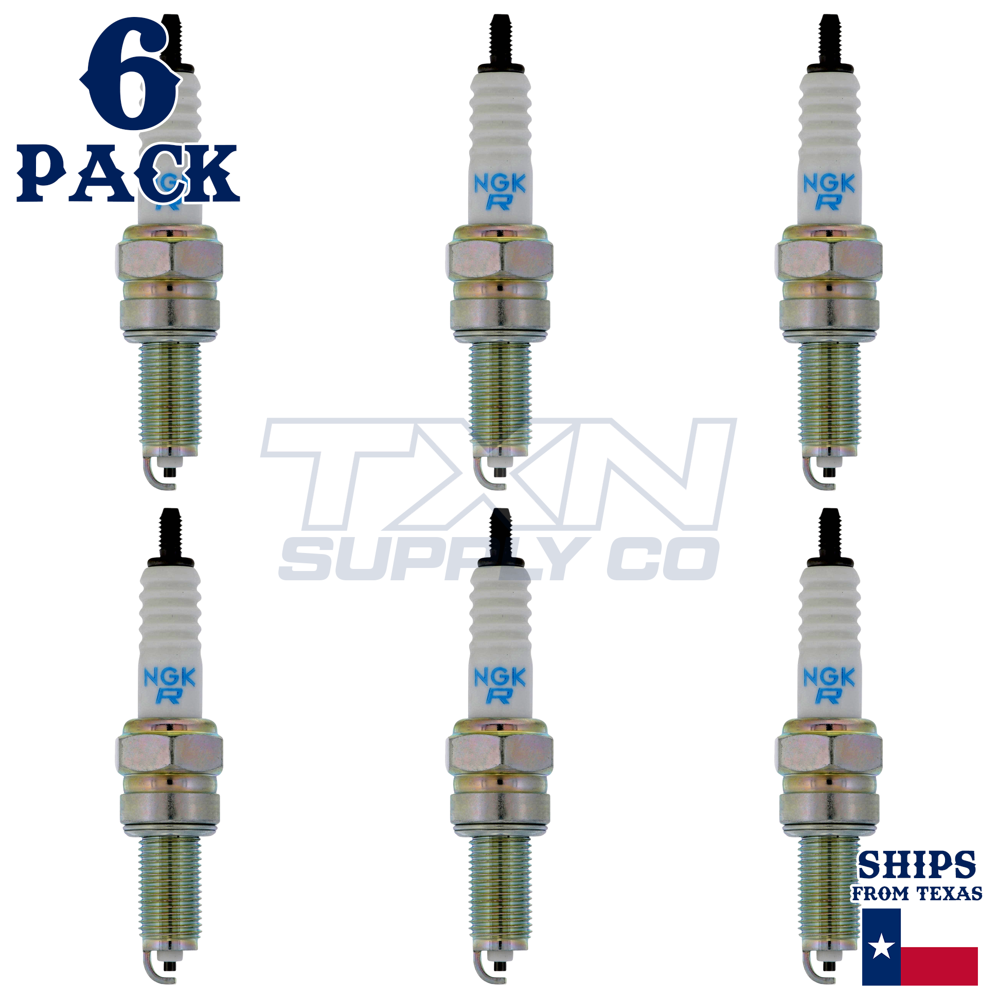 NGK 2306 Spark Plugs 6 Pack - Image 1