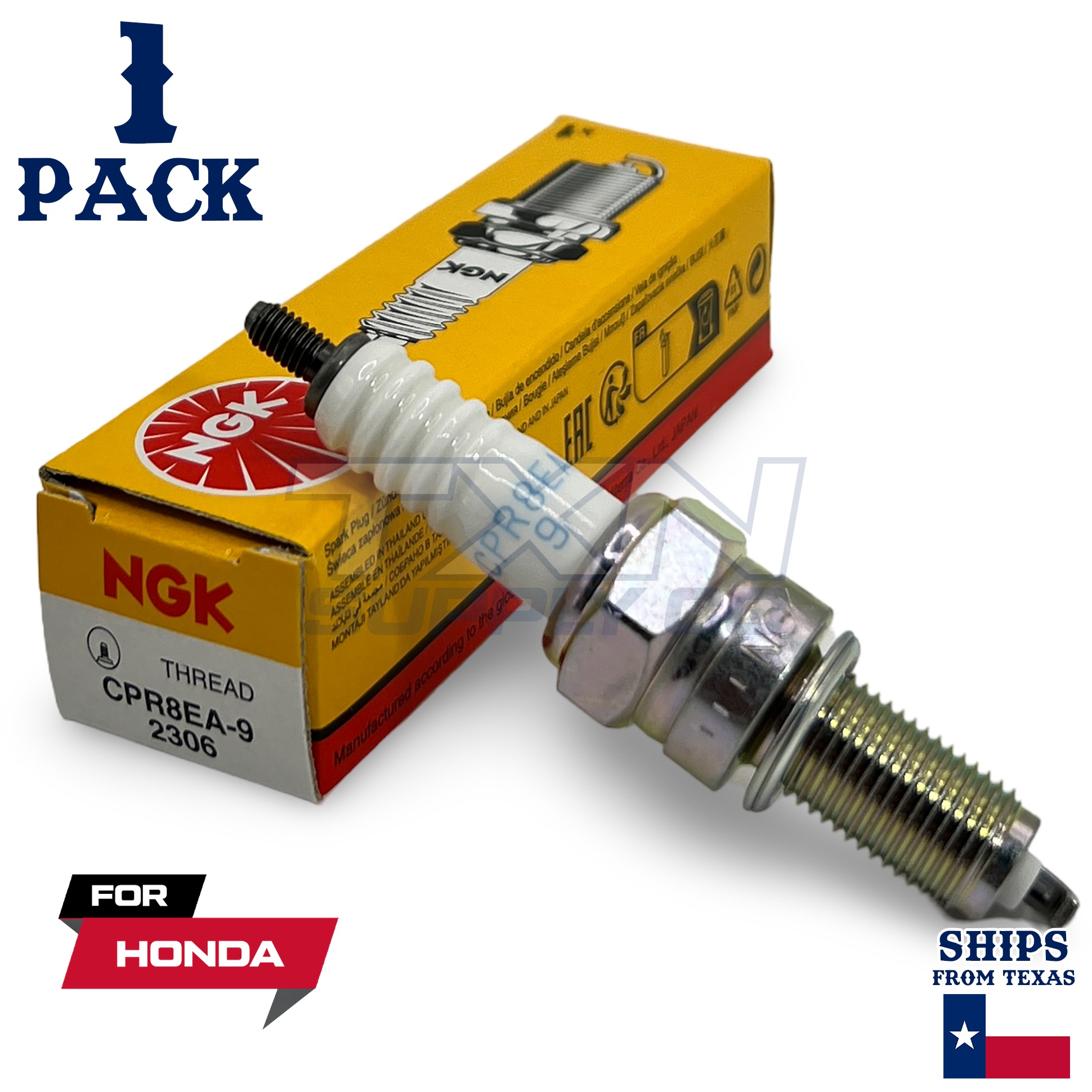 1 NGK Spark Plug - For 2003-2017 CRF 150 F Honda Motorcycle - Image 1