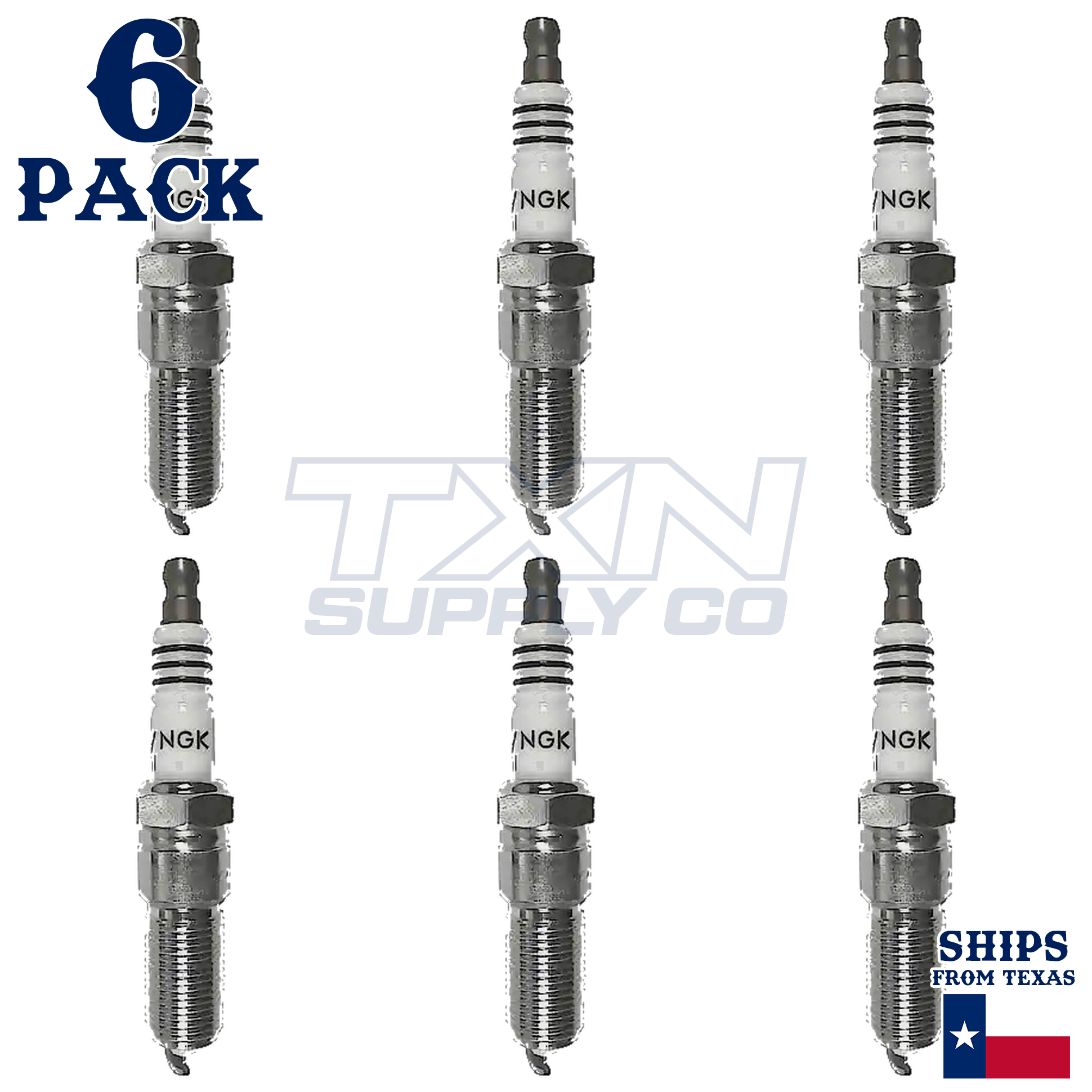 6 Pack NGK Iridium IX Spark Plugs 2005-2008 for Chrysler Pacifica 3.8L V6 - Image 1