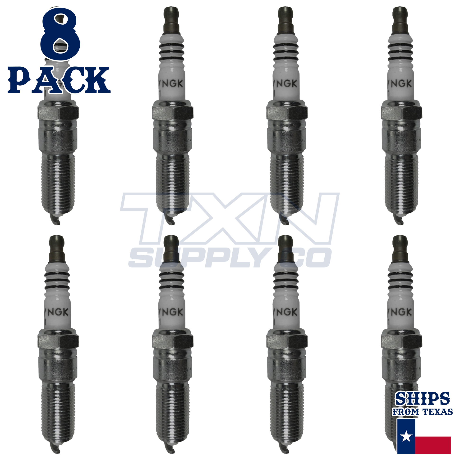 NGK 2314 Spark Plugs 8 Pack - Image 1
