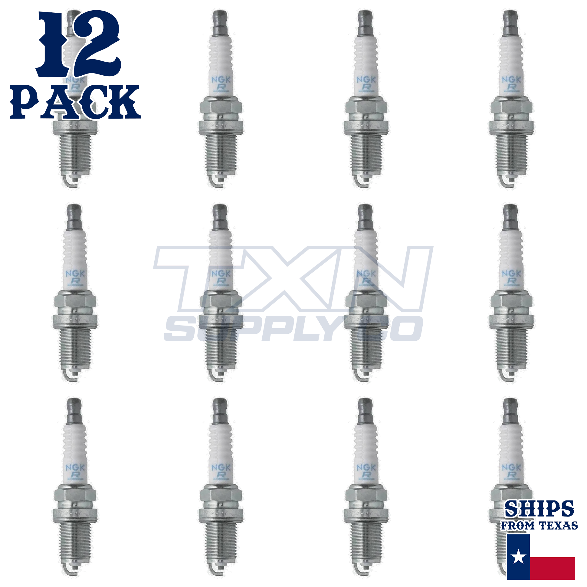 NGK 2382 Pack of 12 Spark Plugs BKR5ES-11 - Image 1
