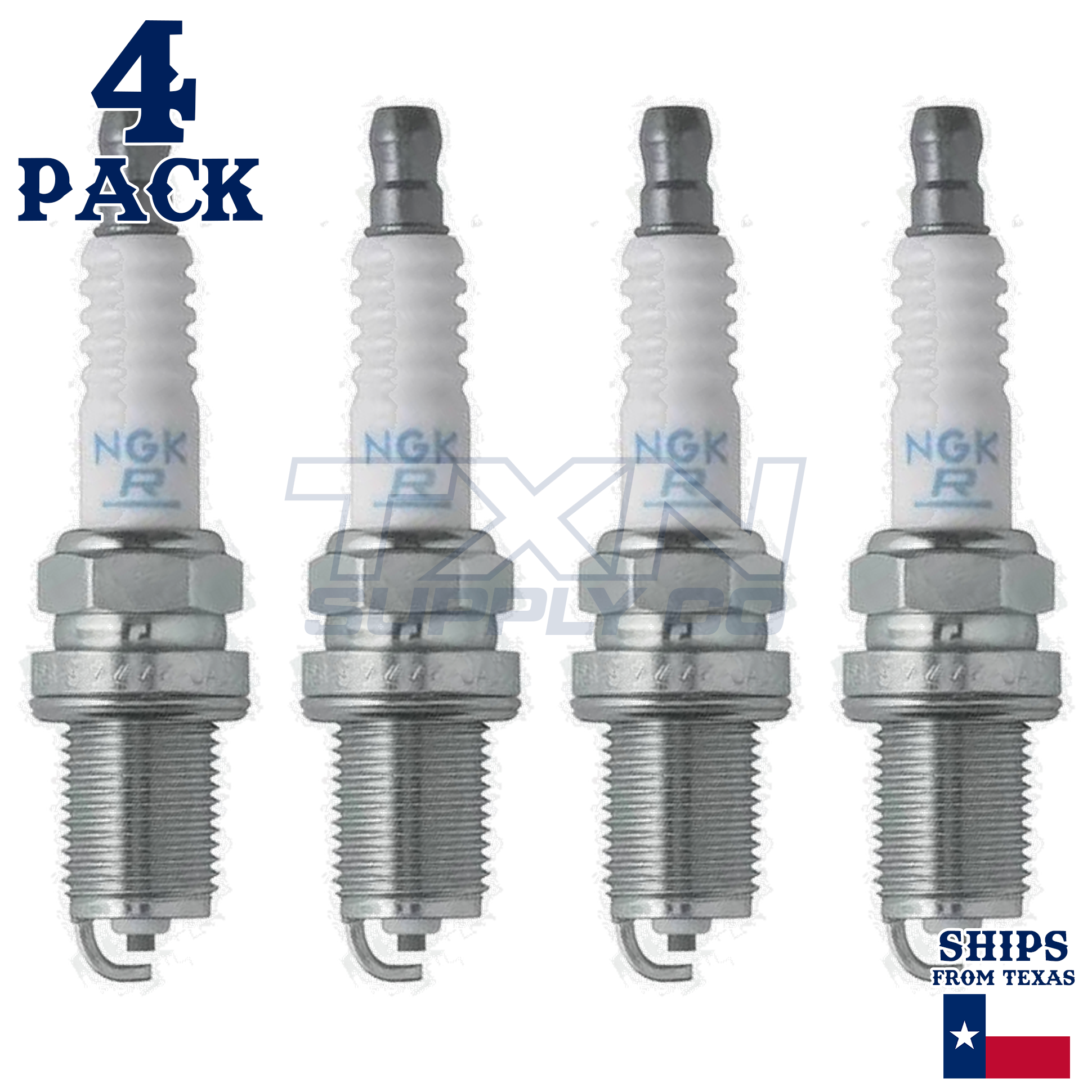 4 NGK Spark Plug - For LT1538 Husqvarna Lawn Mower - Image 2