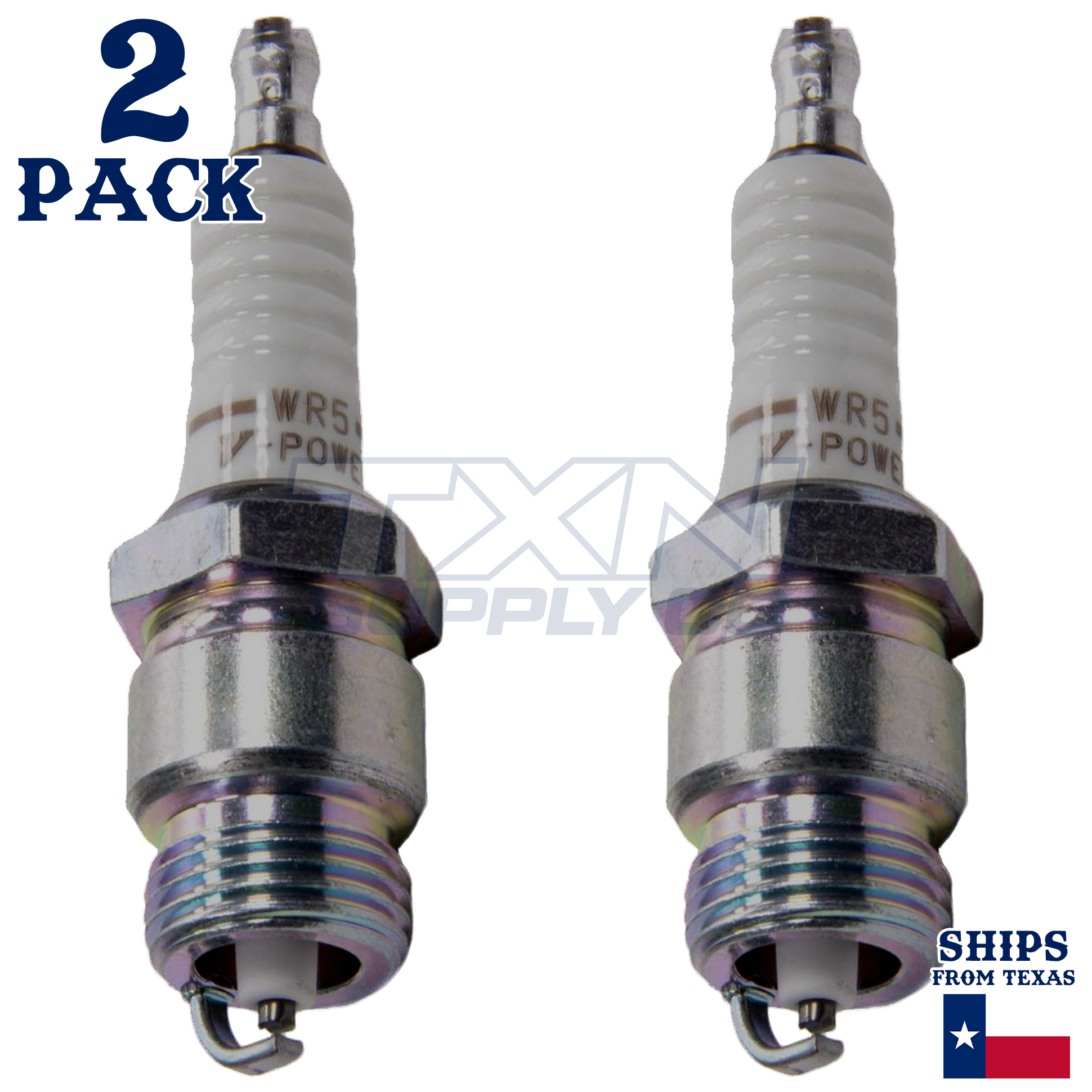 NGK 2438 WR5 Spark Plugs 2 Pack - Image 1