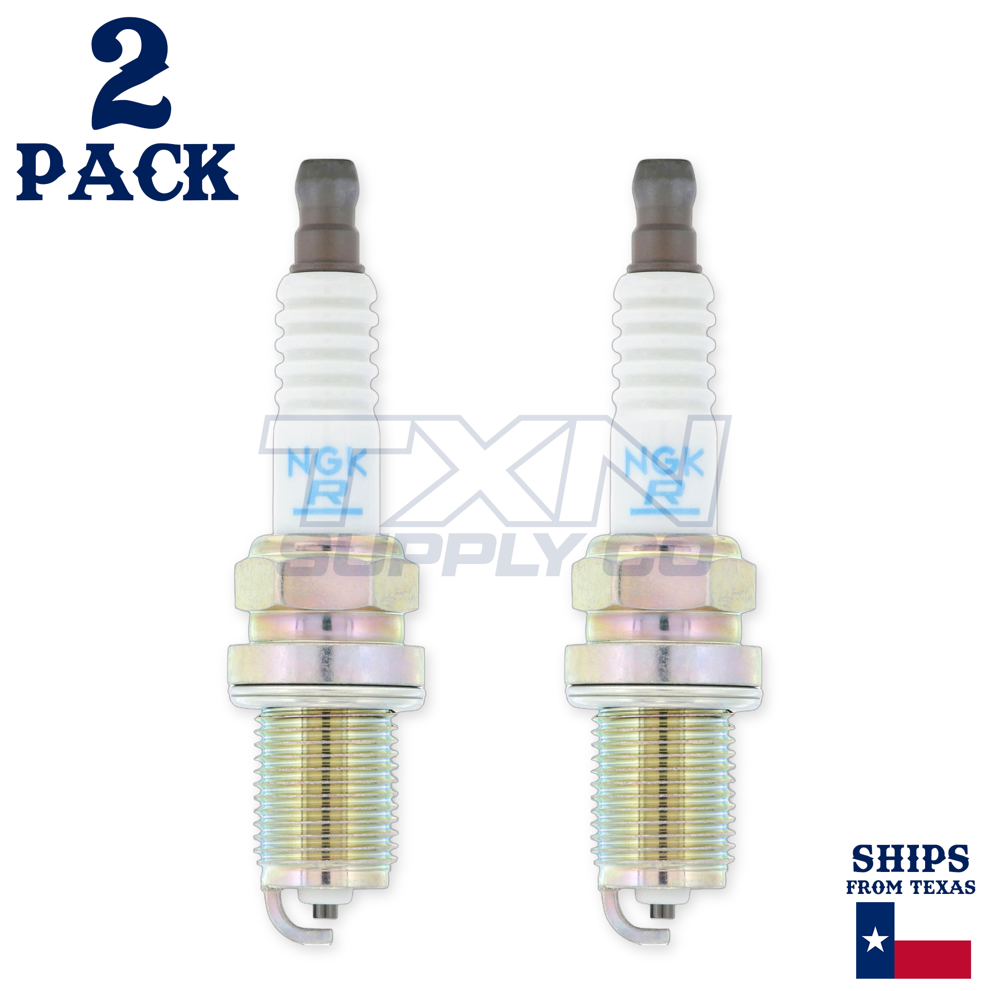 2 Pack NGK Spark Plug - For 2002-2005 John Deere Lawn Tractor LT180 M78543 - Image 2