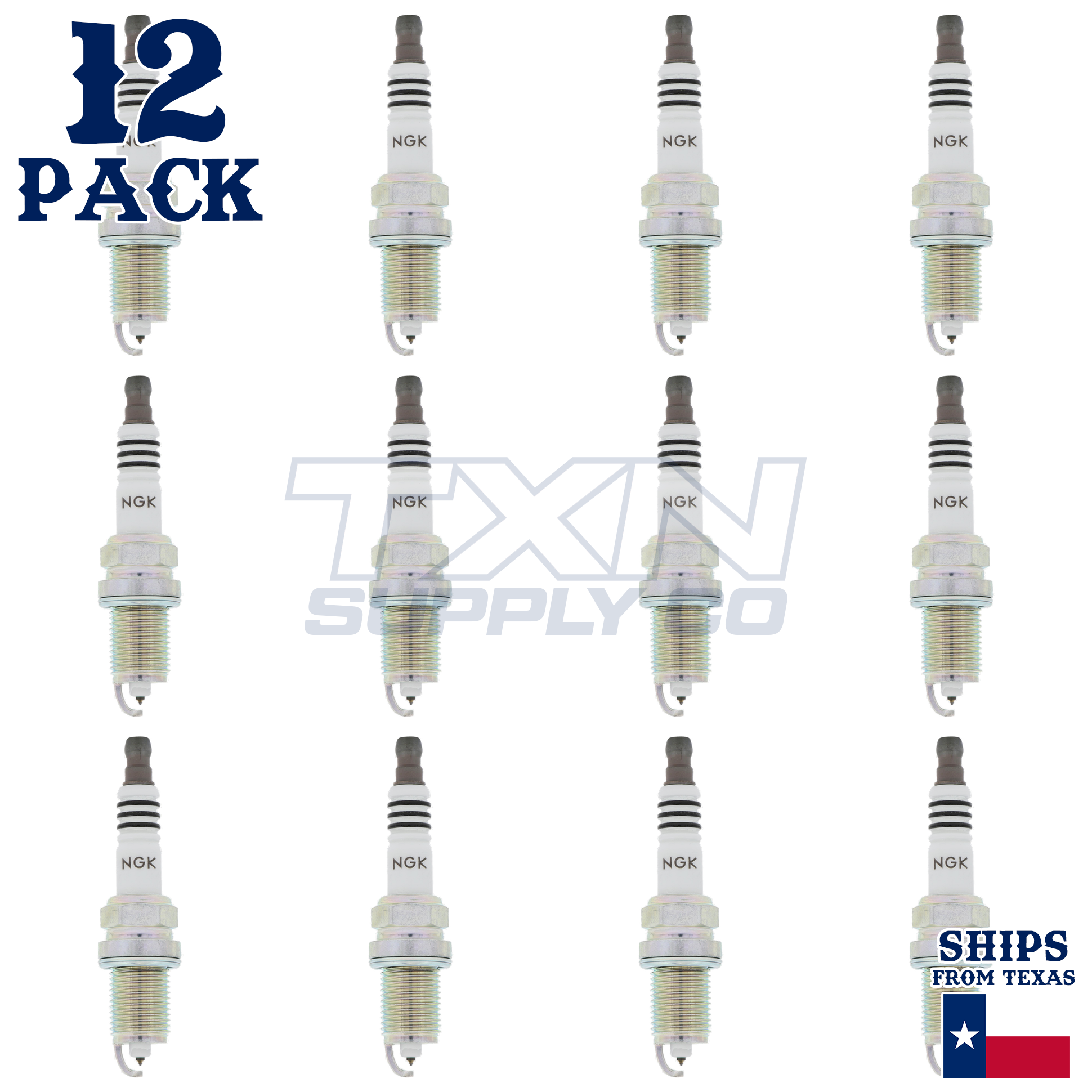 12 Pack NGK Iridium IX Spark Plugs 1995-1996 for BMW 750IL V12-5.4L - Image 1