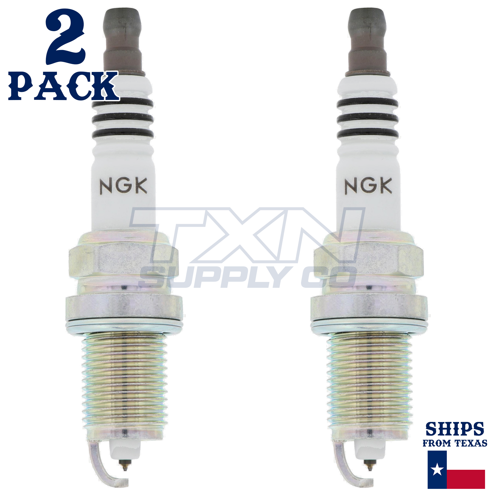 2 Pack NGK Iridium IX 2477 Spark Plugs ZFR5FIX-11 - Image 2