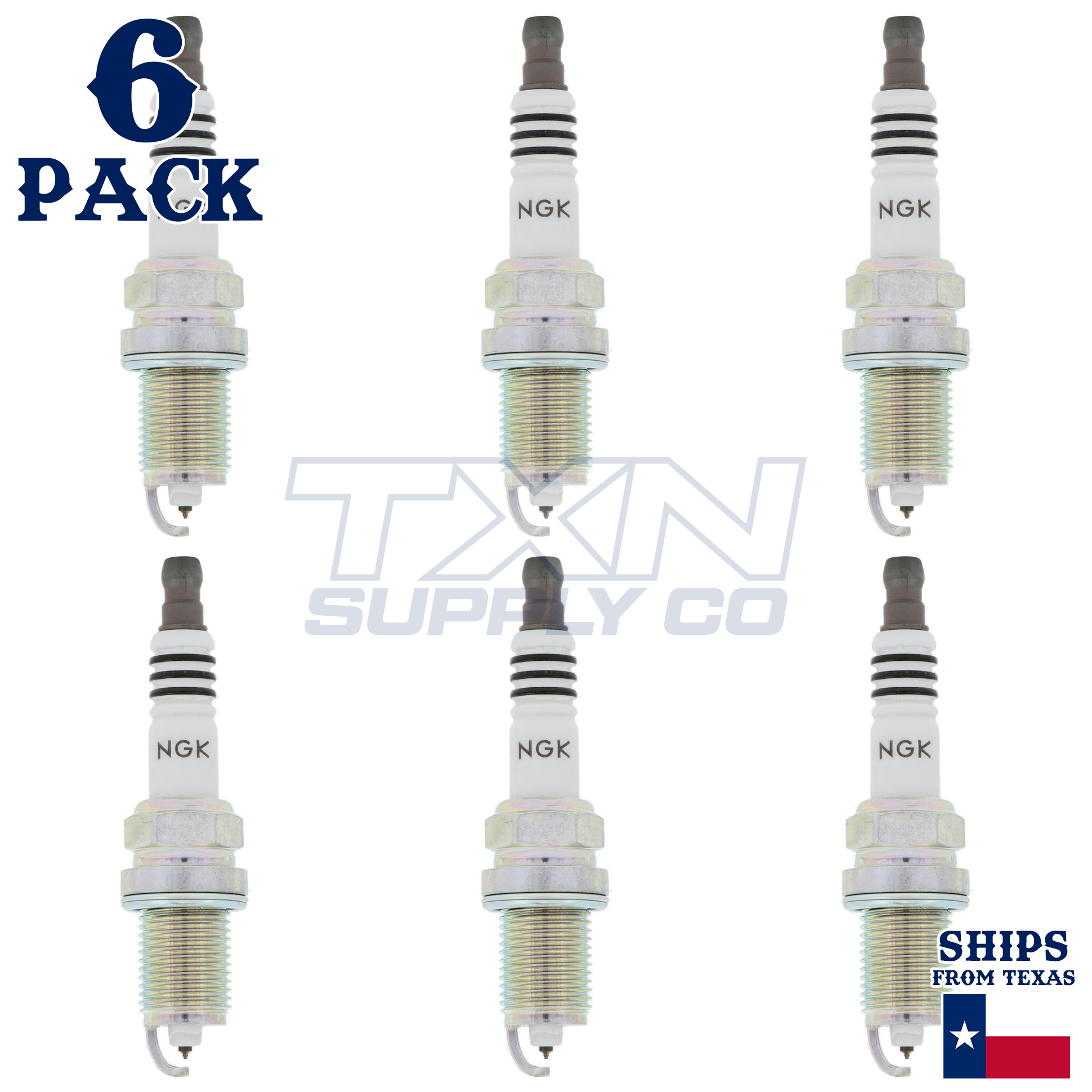 6 Pack NGK Iridium IX Spark Plugs 1999-2003 for Acura TL V6-3.2L - Image 1