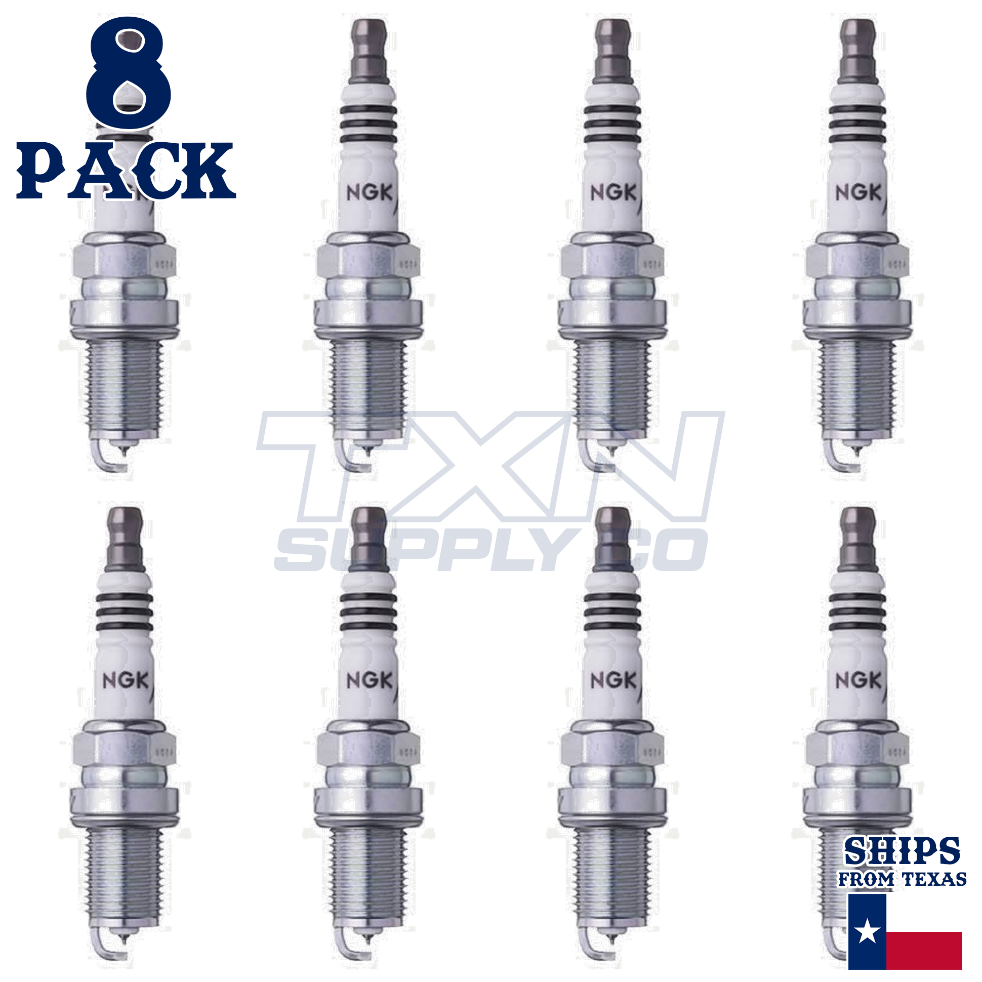 NGK 2667 Iridium IX Spark Plugs BKR7EIX - 8 Pack - Image 2