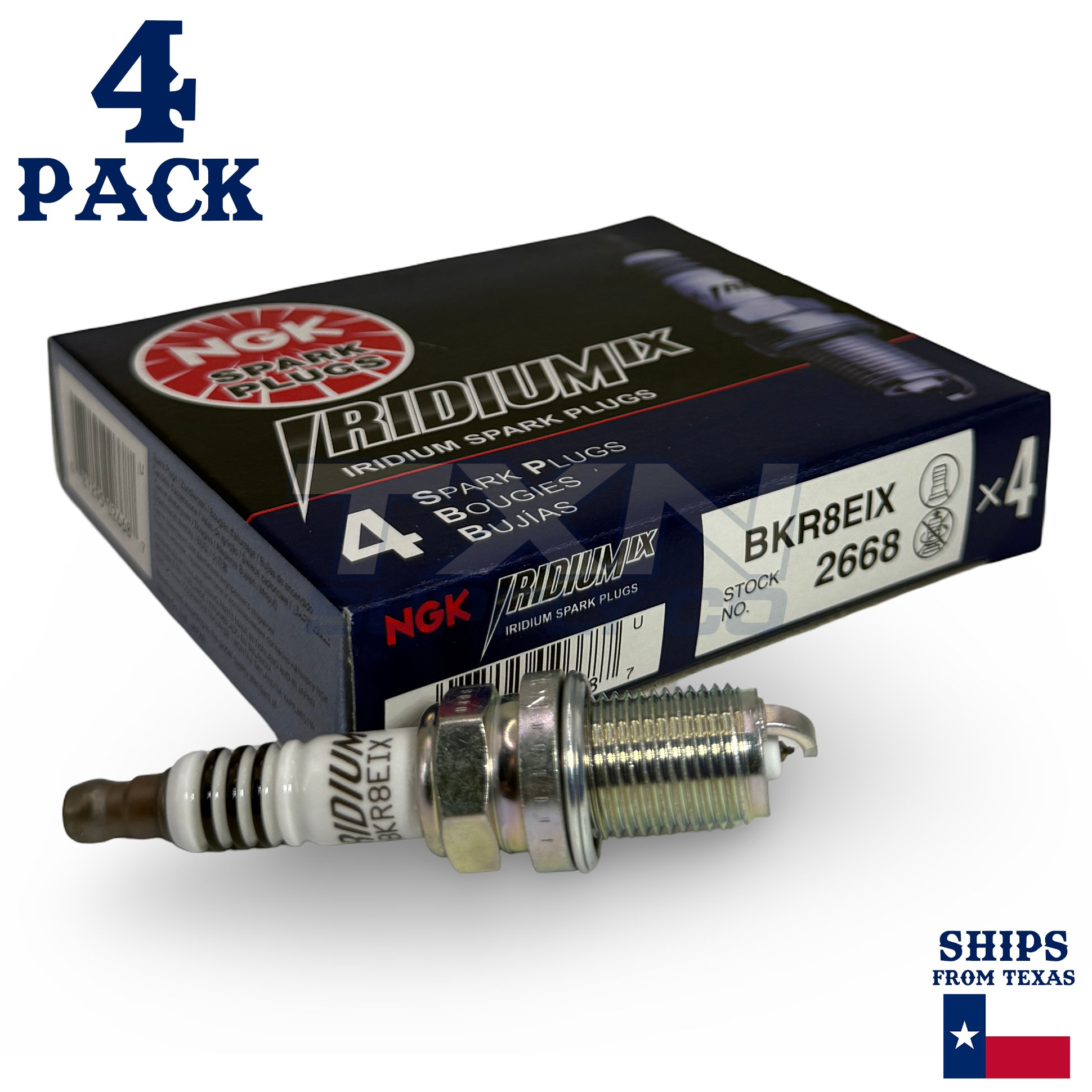 4 Pack NGK Iridium IX Spark Plugs 1984-1991 for Porsche 944 L4 2.5L - Image 1