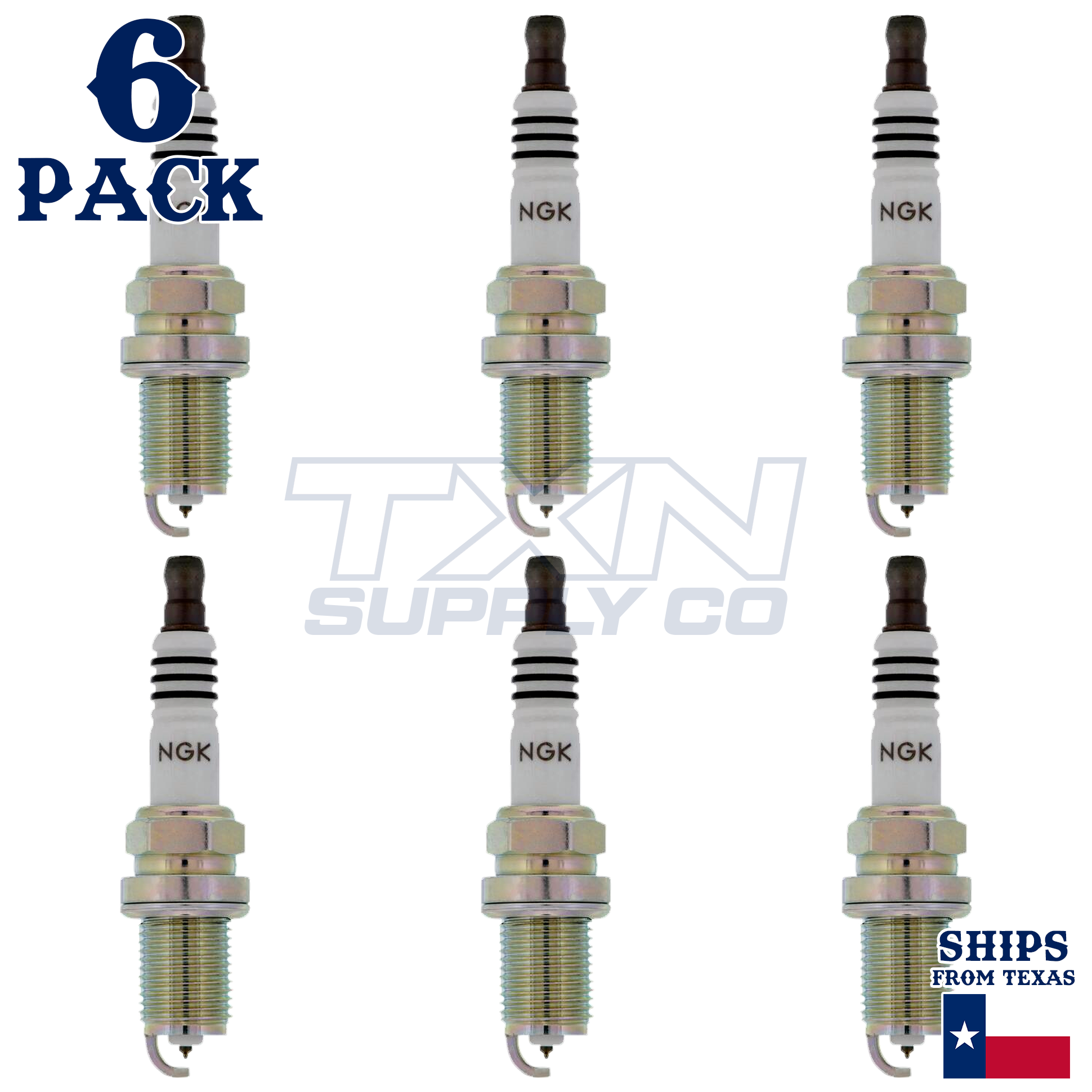NGK 2668 Spark Plugs 6 Pack - Image 1
