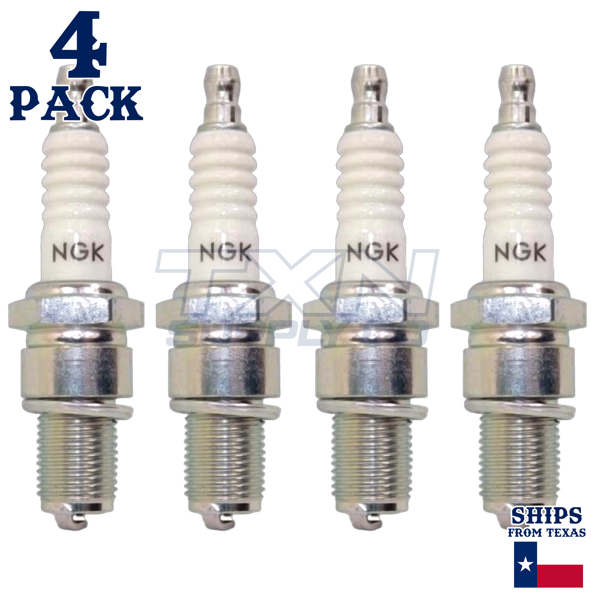 1994-1997 Honda Civic del Sol 1.6L NGK Spark Plugs - 4 Pack - Image 2