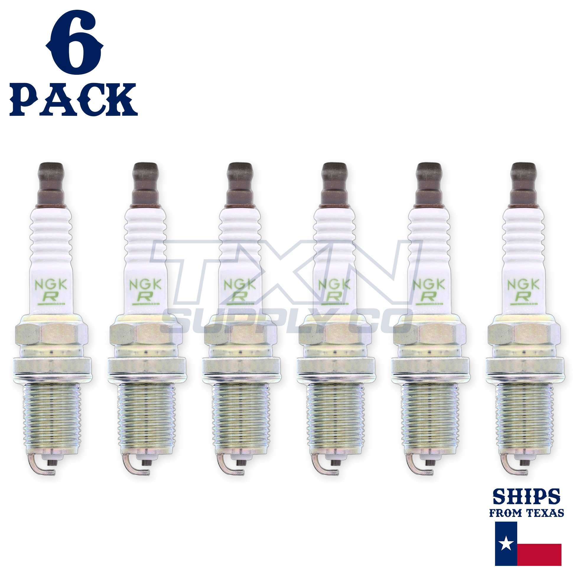 6 Pack NGK Spark Plug - For 1991-1996 Dodge Stealth 3.0 V6 - Image 2