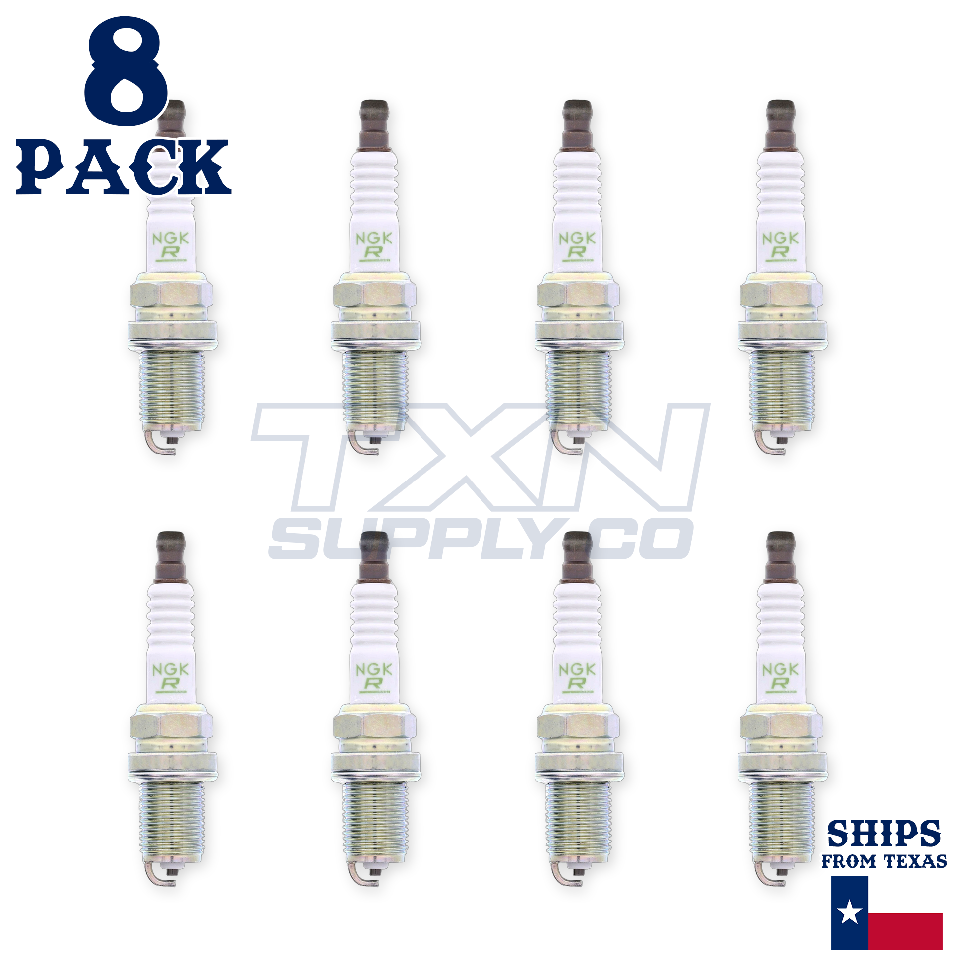 8 Pack NGK Spark Plug - For 1998 Toyota Land Cruiser 4.7 V8 GAS - Image 2