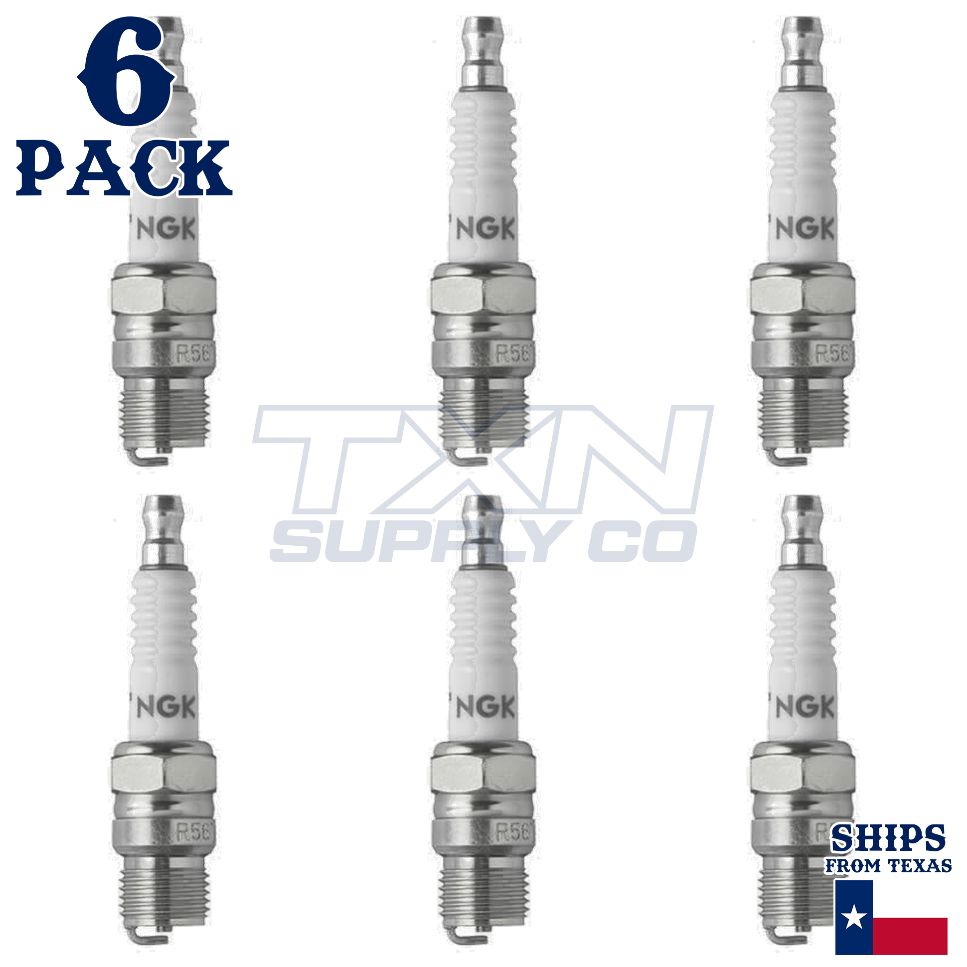 NGK 2771 V-Power Spark Plug UR5 - 6 Pack - Image 1