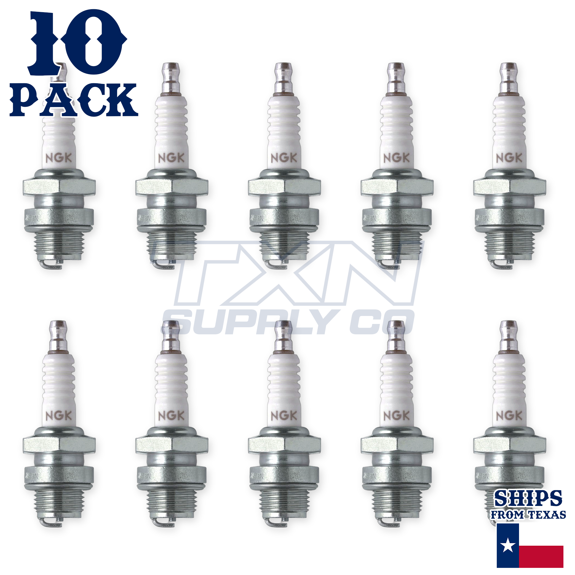 (10-Pack) NGK Spark Plugs AB-6 (Stock # 2910) - Image 2