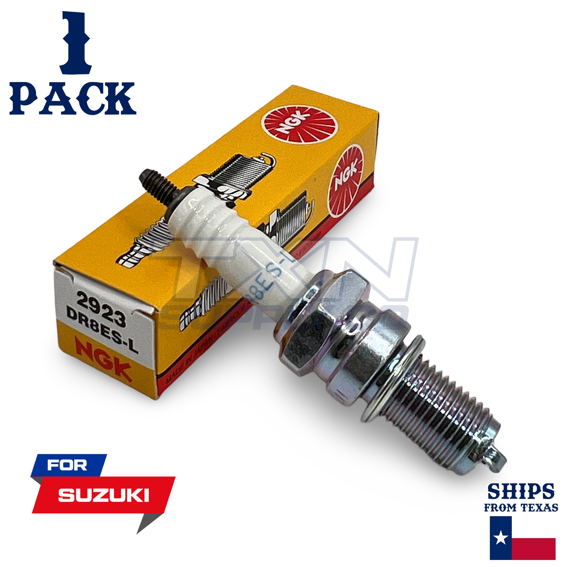 1 NGK Spark Plug - For DR 250 SZ-H Suzuki Motorcycle - Image 1