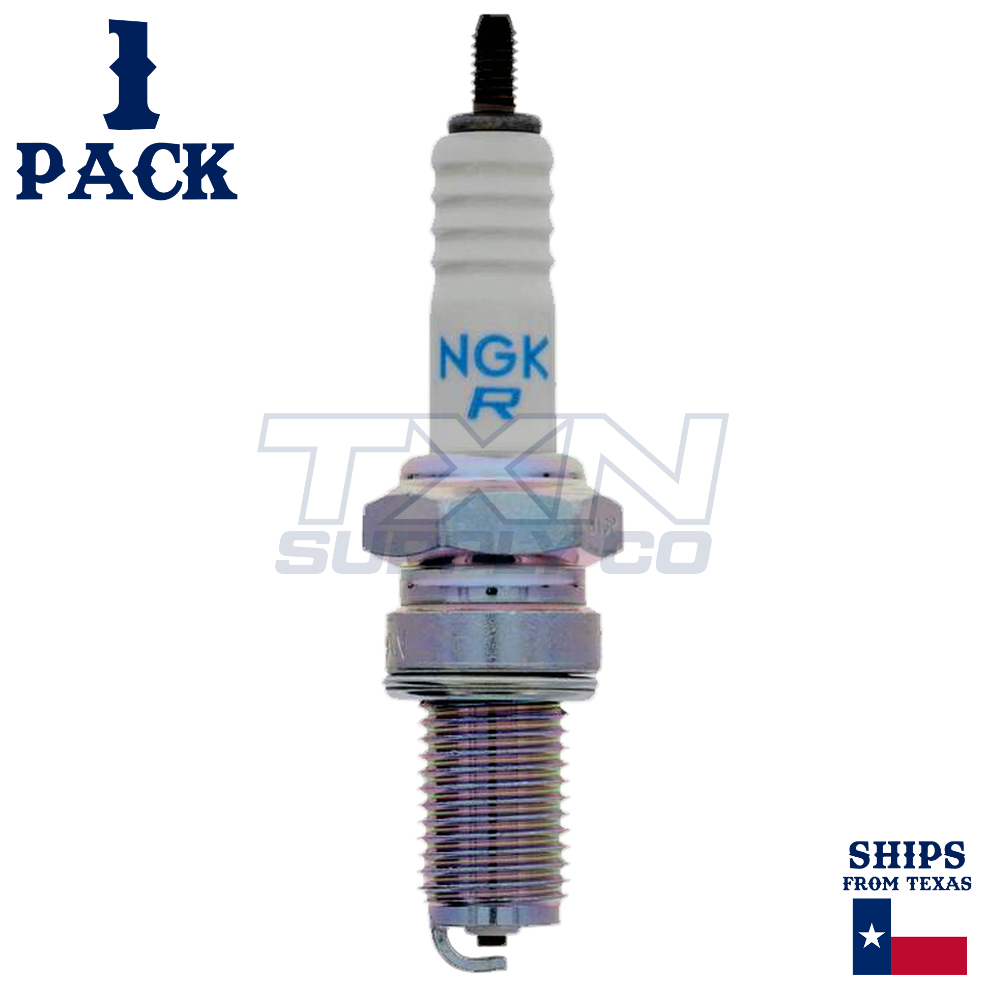 NGK 2923 Resistor Sparkplug DR8ES-L for Honda TRX 125 FOURTRAX 1985-1988 - Image 1