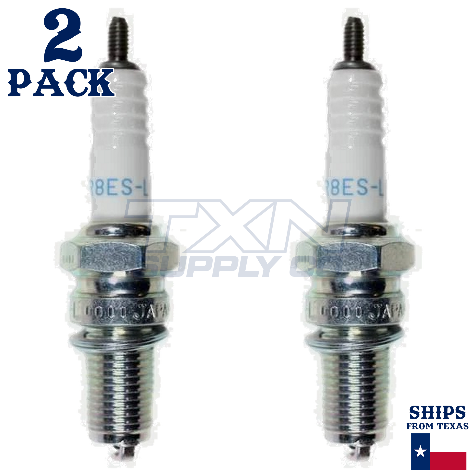 2 NGK Spark Plug - For CS 125 Suzuki Motorcycle - Image 2