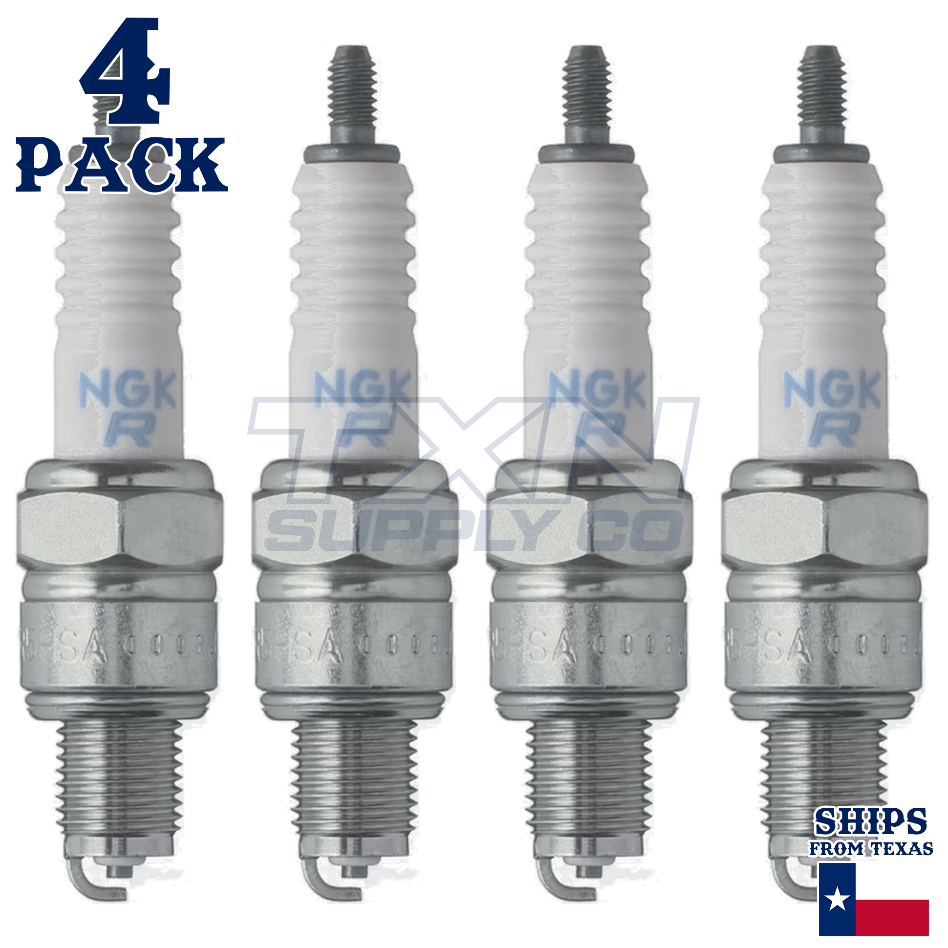 4 Pack NGK Spark Plug - For 2002-2024 KLX 110 A (LX110A) Kawasaki Motorcycle - Image 2