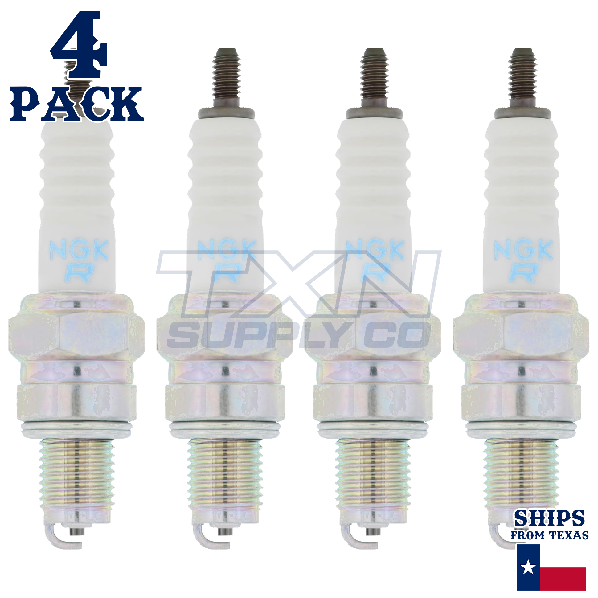 4 NGK Spark Plug - For 1985-2016 CMX 250 C Rebel Honda Motorcycle - Image 2