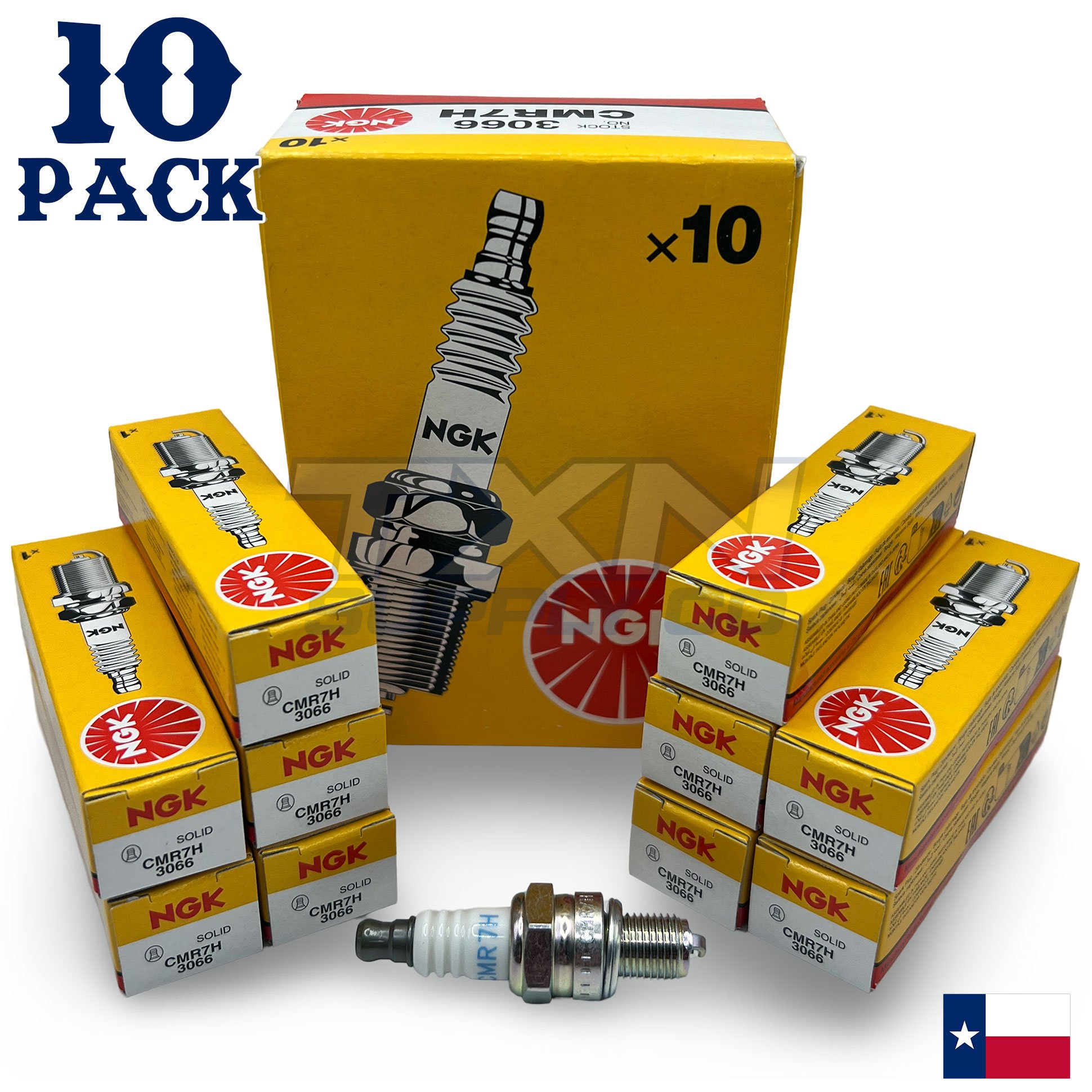 10 Pack NGK Spark Plug - For 120 Husqvarna Chainsaw - Image 1