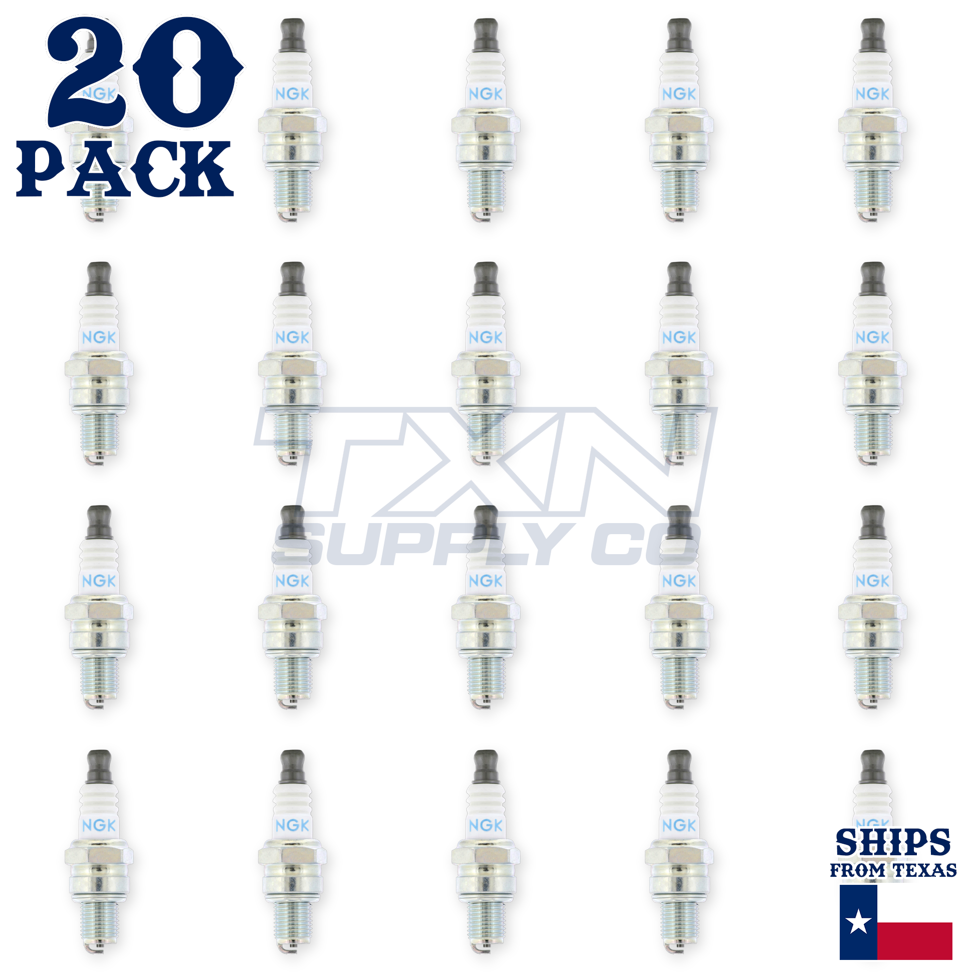 NGK 3066 Spark Plug CMR7H - 20 Spark Plugs - Image 2
