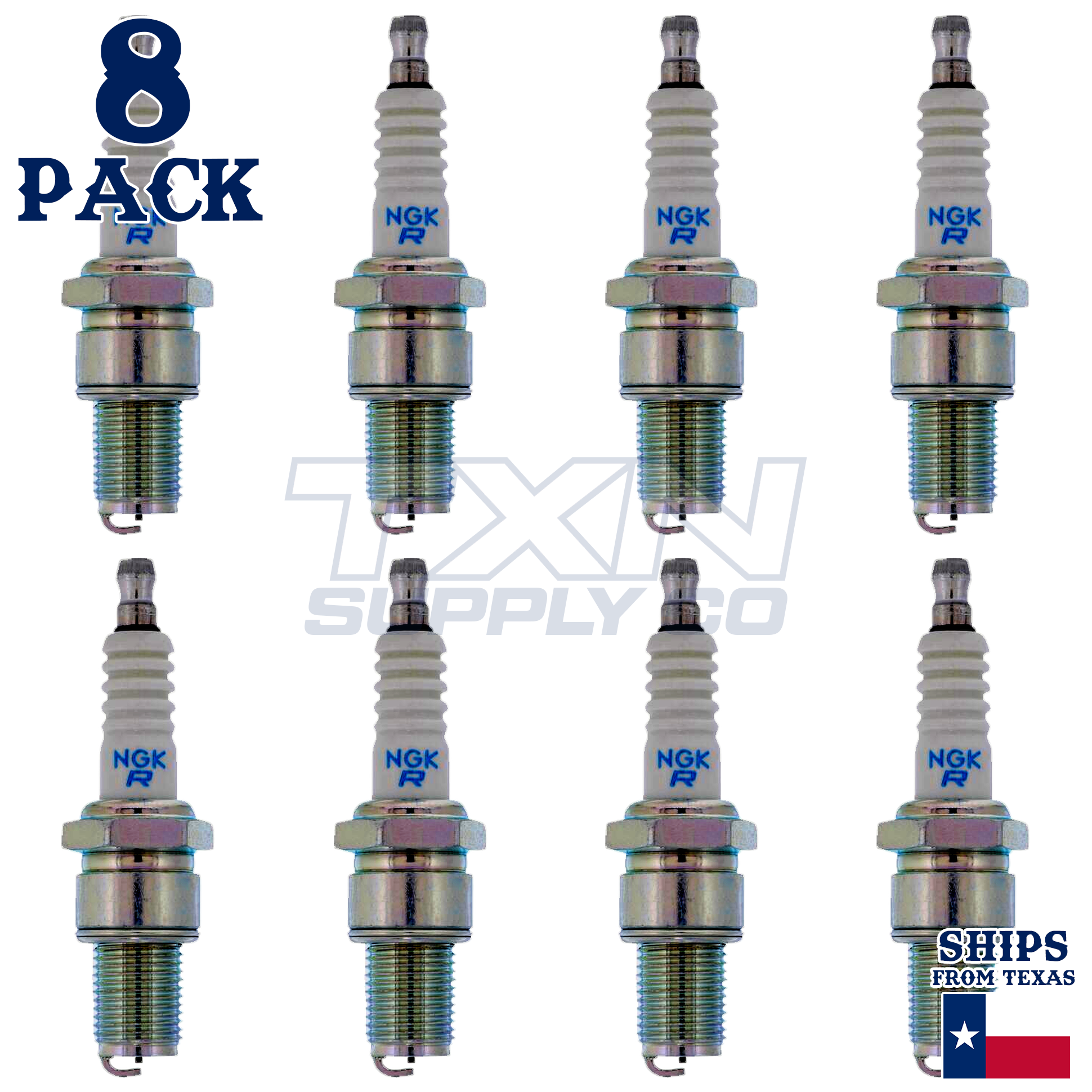 NGK 3130 Spark Plugs 8 Pack