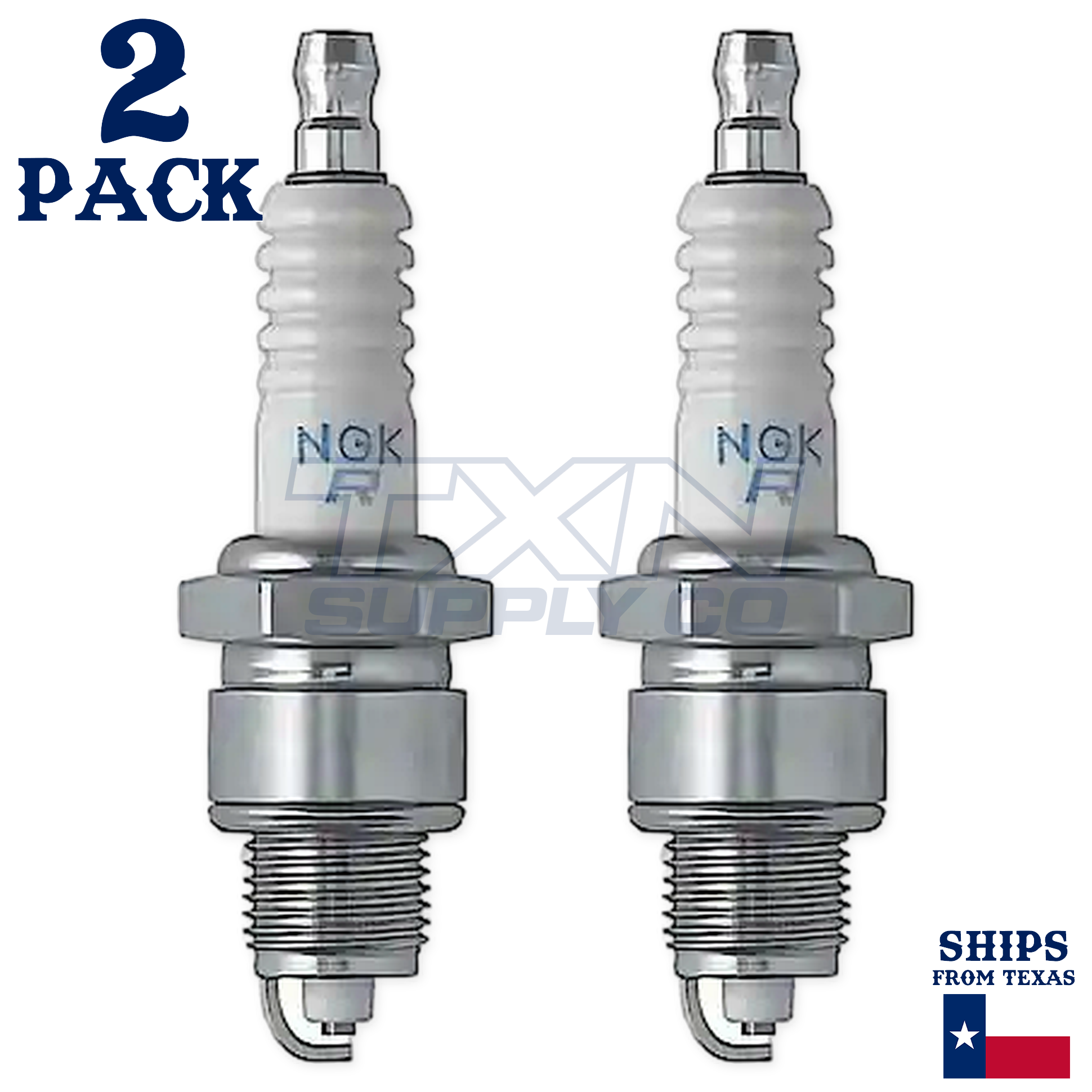 NGK 3133 BPZ8HS-10 Spark Plugs 2 Pack - Image 2