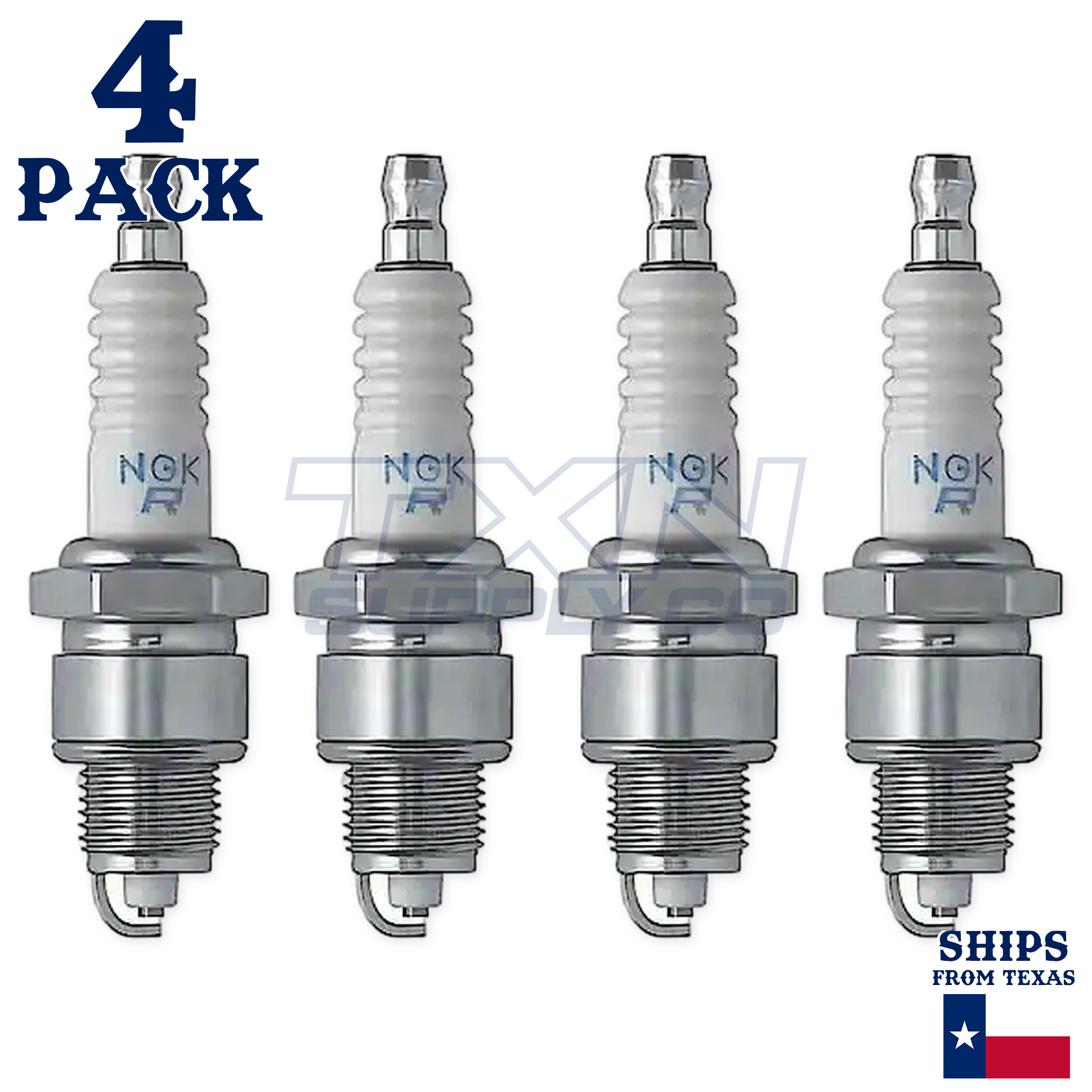 New NGK Standard Spark Plug BPZ8HS10, 3133 Set of 4 Spark Plugs - Image 2