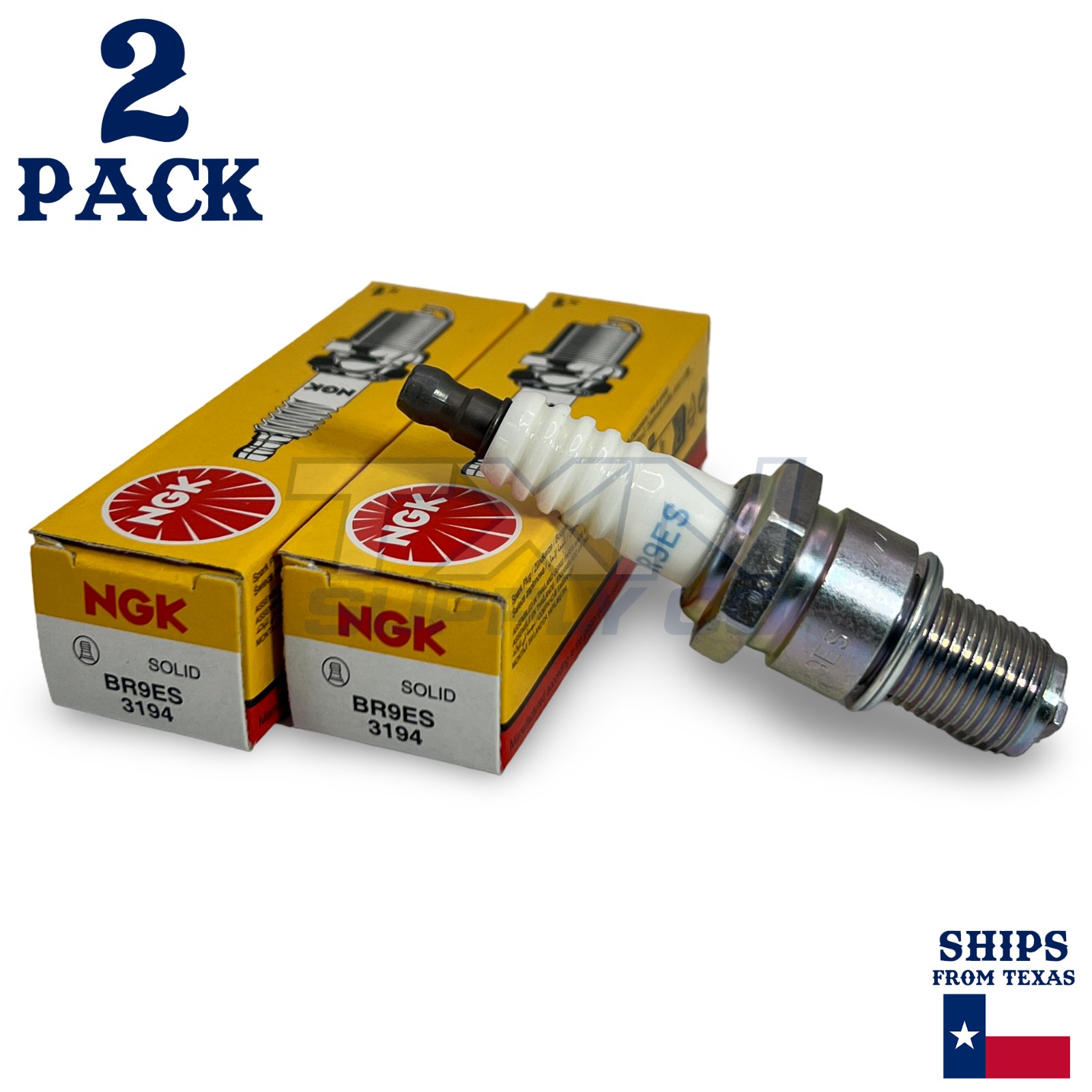 2 Pack NGK Spark Plug - For 2000-2003 Yamaha VK540 III Snowmobile - Image 1