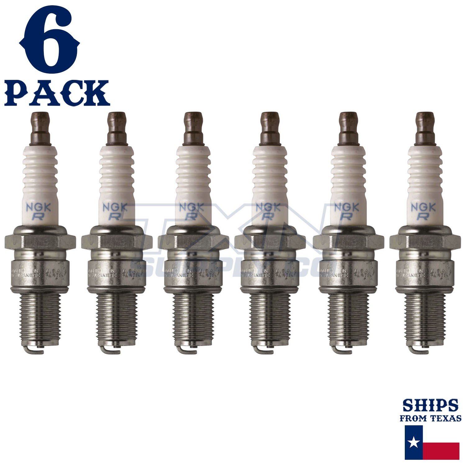 6 Pack NGK U-Groove Spark Plugs 2000 for Toyota Sienna V6 3.0L