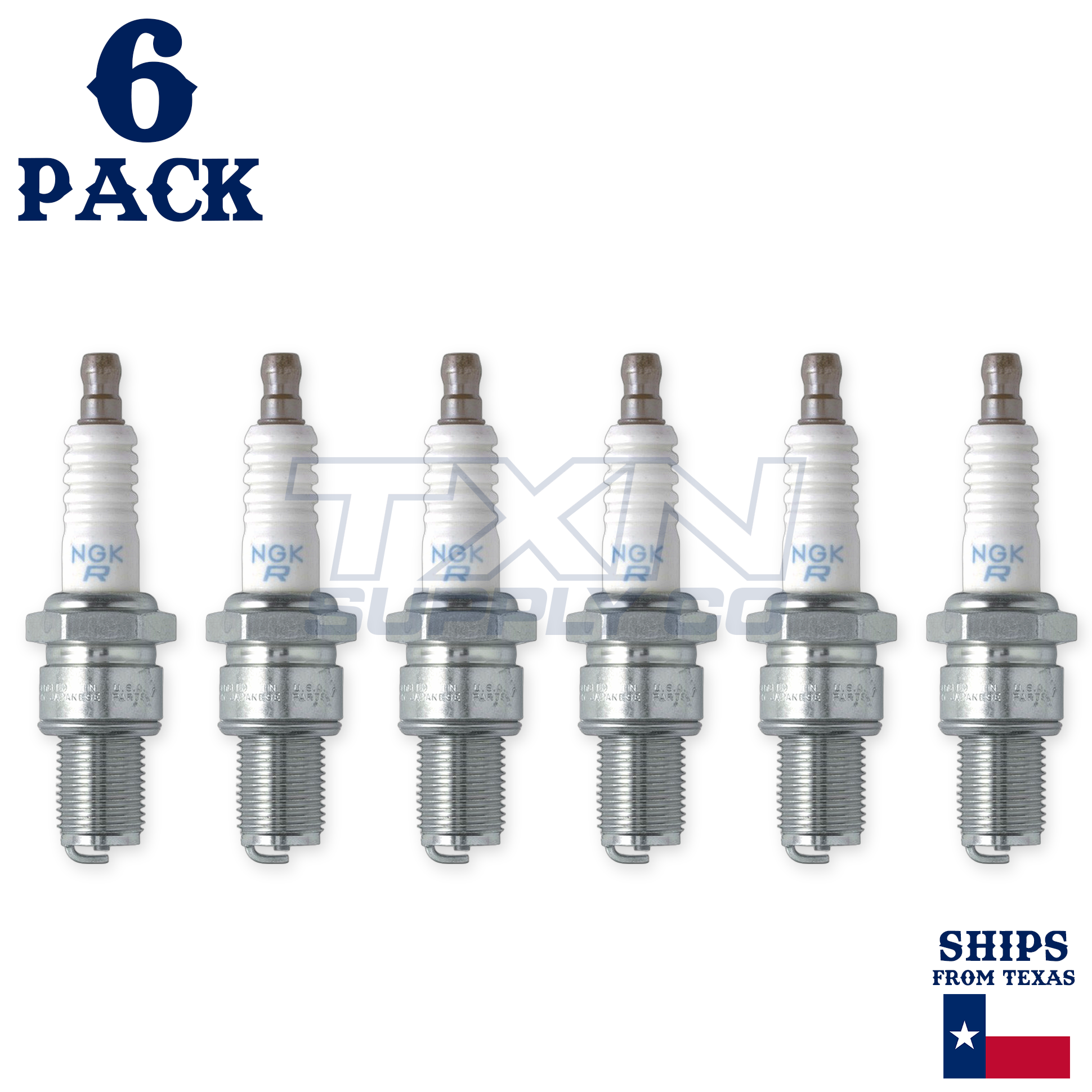 6 Pack NGK U-Groove Spark Plugs 2000 for Toyota Sienna V6 3.0L - Image 2
