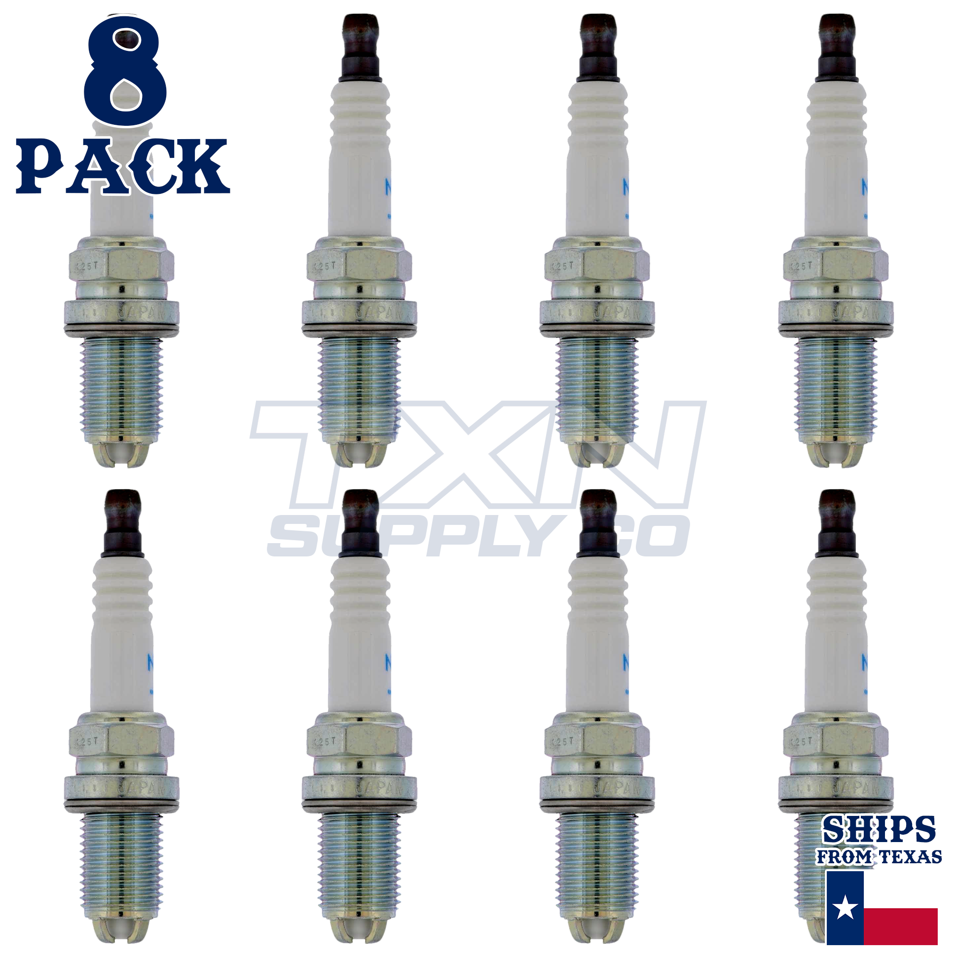 NGK 3199 Spark Plugs 8 Pack