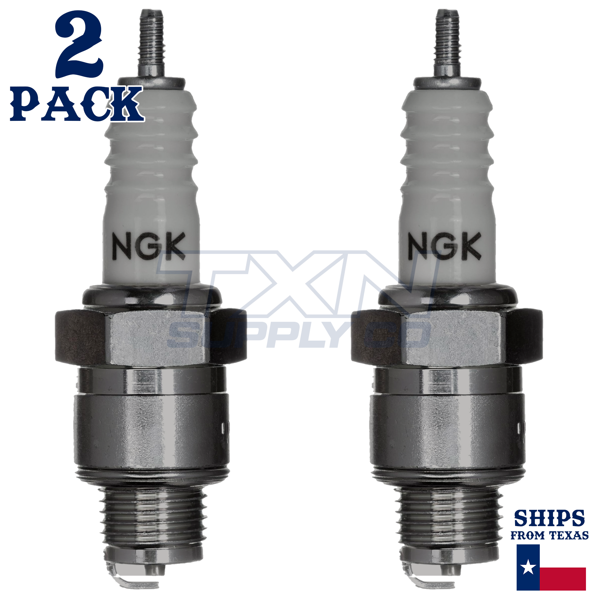 NGK 3212 B-6L Spark Plugs 2 Pack - Image 1