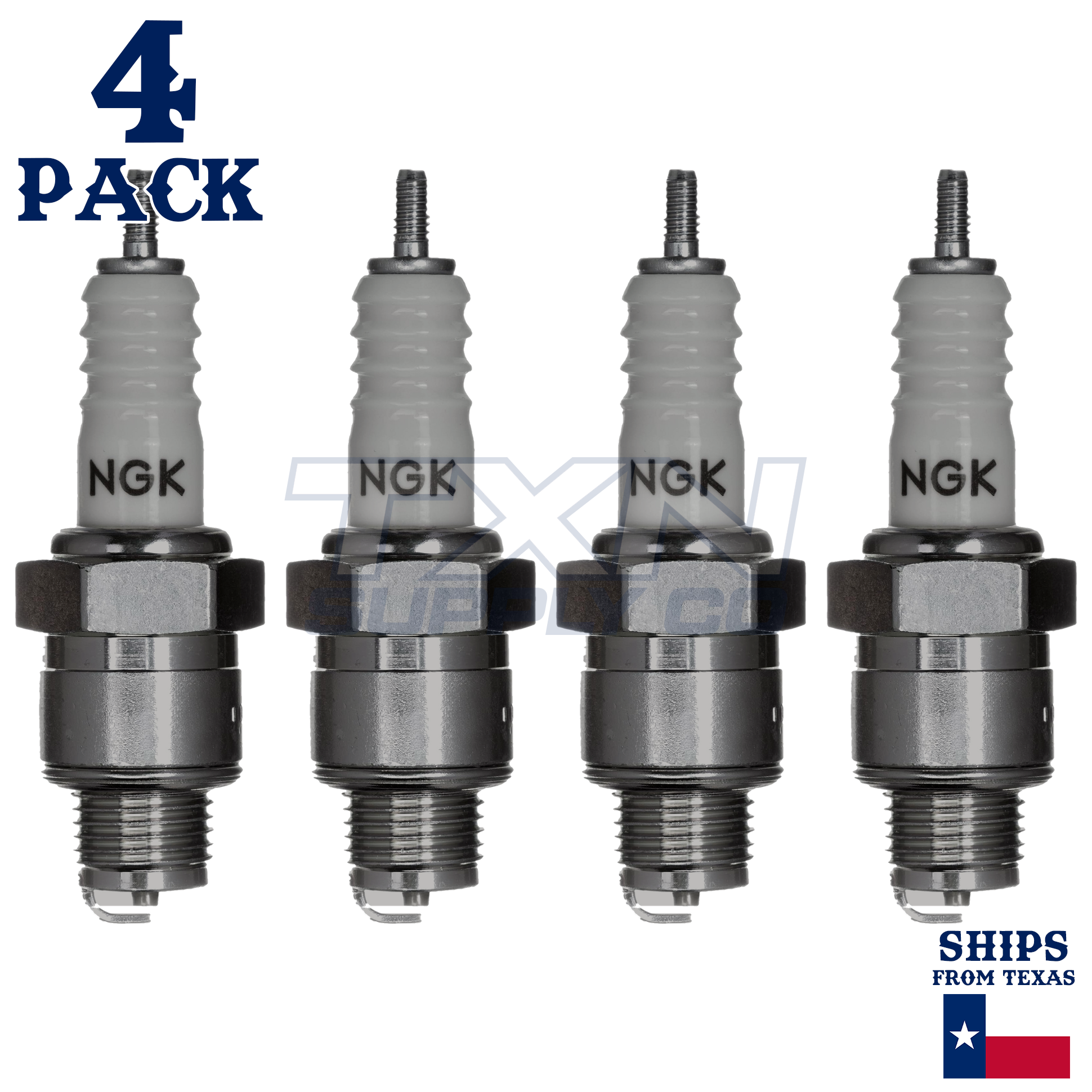 NGK 3212 B-6L Spark Plugs 4 Pack - Image 1