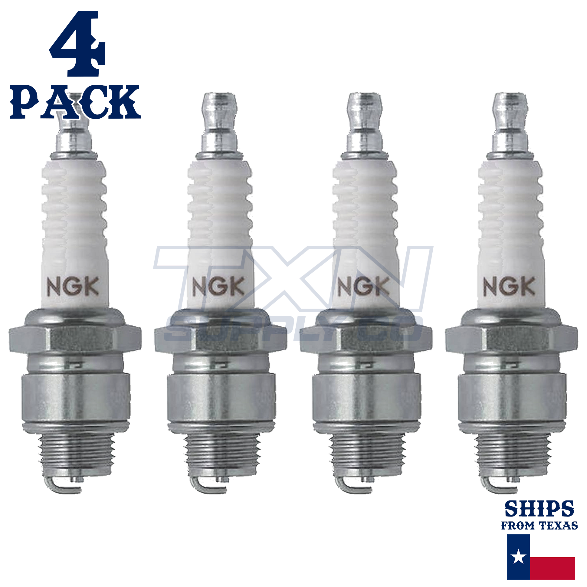 4 Pack NGK Spark Plug - For 1983-1984 KX 500 A Kawasaki Motorcycle - Image 2