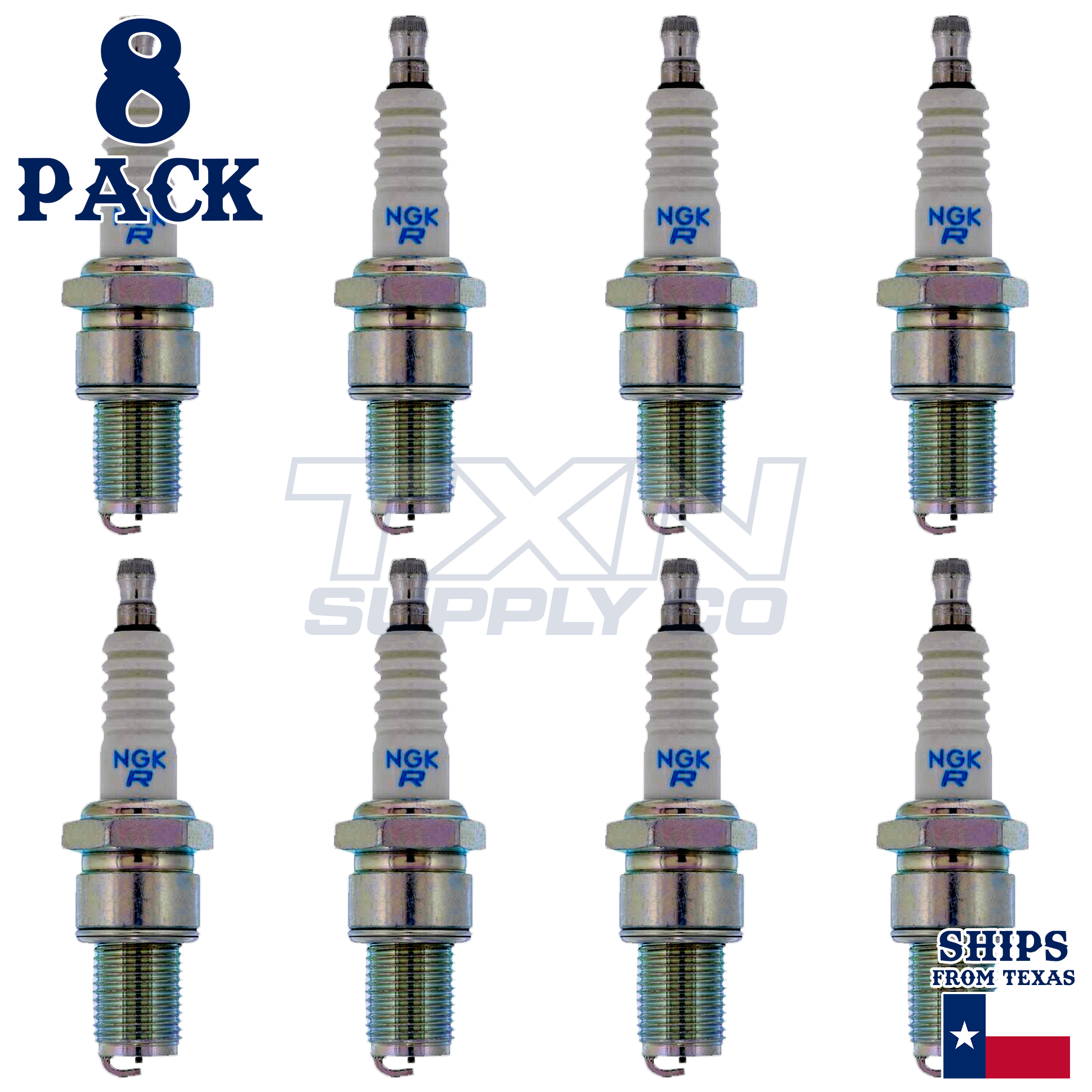 NGK 3230 Spark Plugs 8 Pack