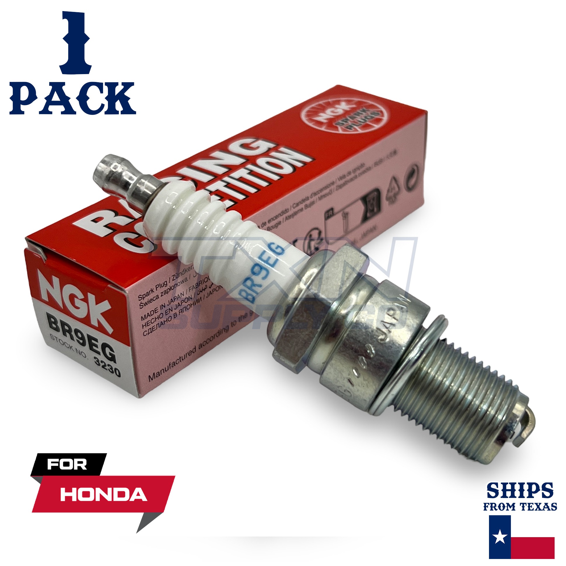 1 NGK Spark Plug - For 1983-2000 CR 125 R Cadre Alu Honda Motorcycle - Image 1