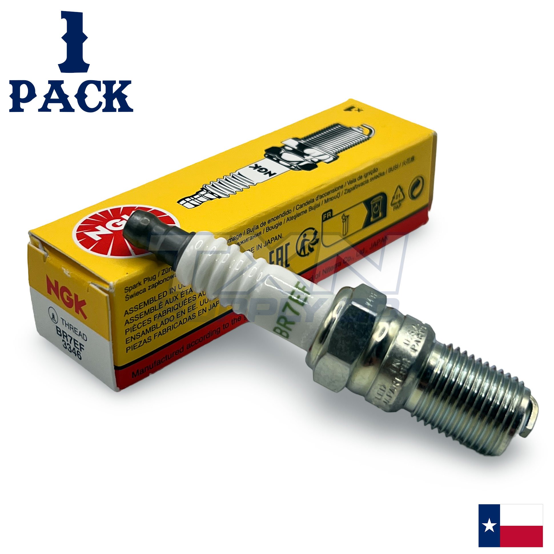 NGK 3346 Spark Plug BR7EF V-Power - 1 Pack