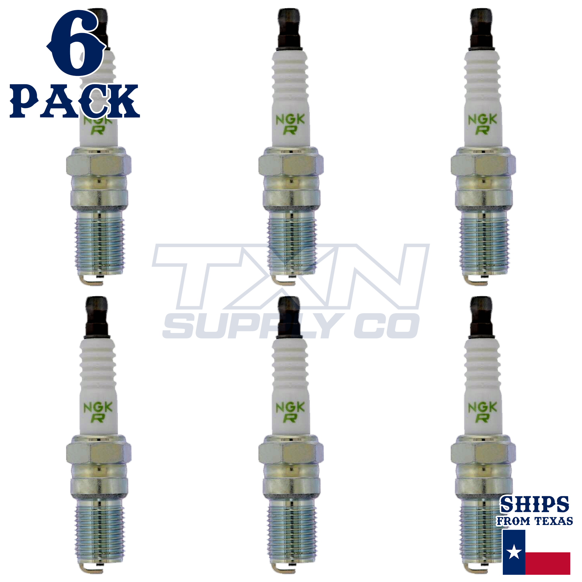 NGK 3346 Spark Plugs 6 Pack