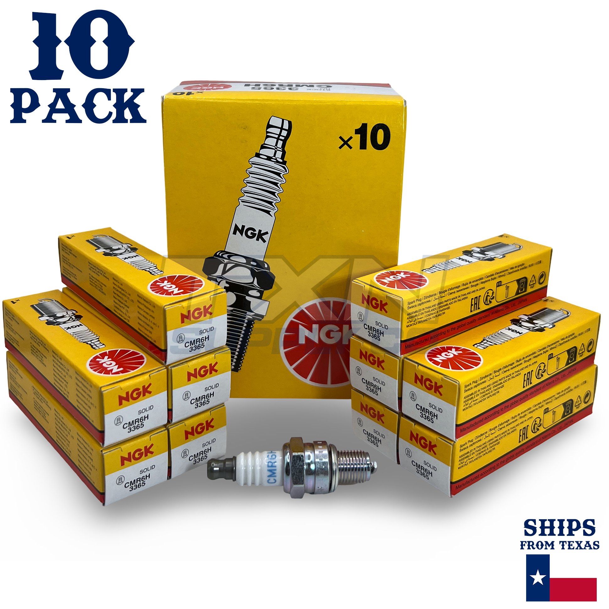 10 Pack NGK Spark Plug - For MS171 STIHL Chainsaw - Image 1