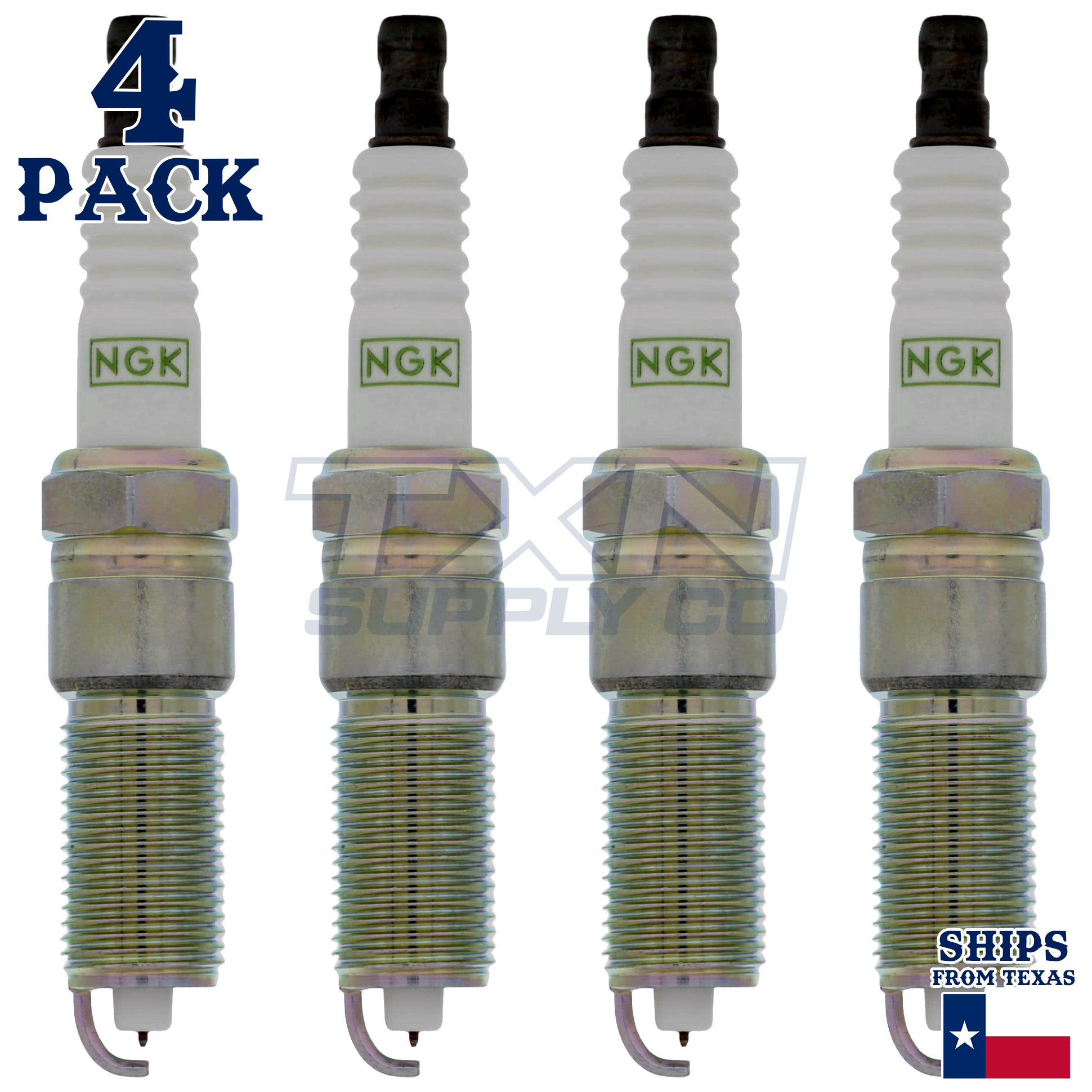 NGK 3381 Spark Plugs 4 Pack - Image 1