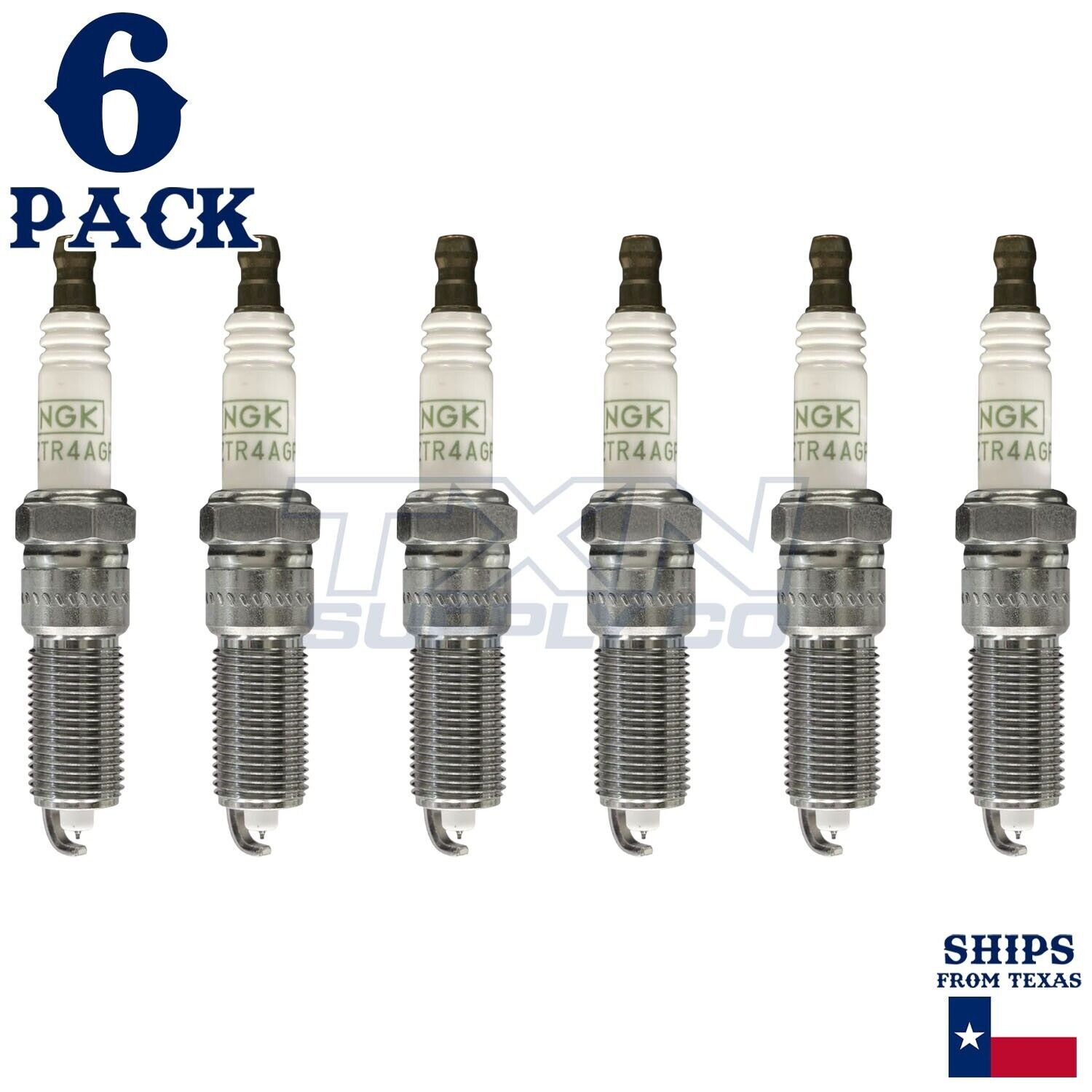 6 Pack NGK G-Power 3381 Spark Plugs LZTR5AGP